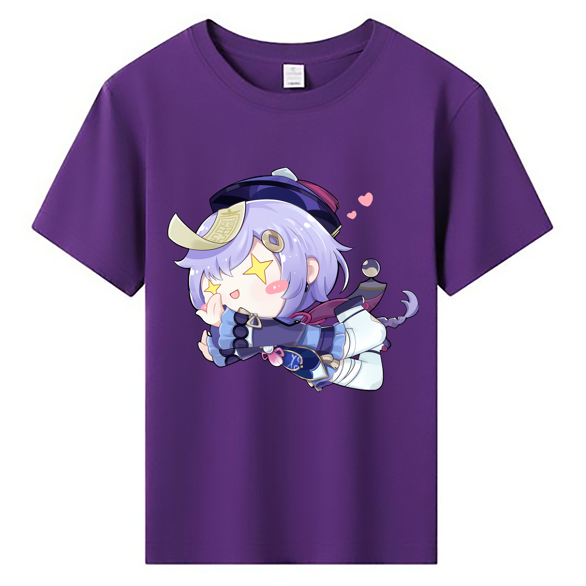 げんし神 七七 なな  genshin Nana 綿100％キッズTシャツ（フロントプリント）