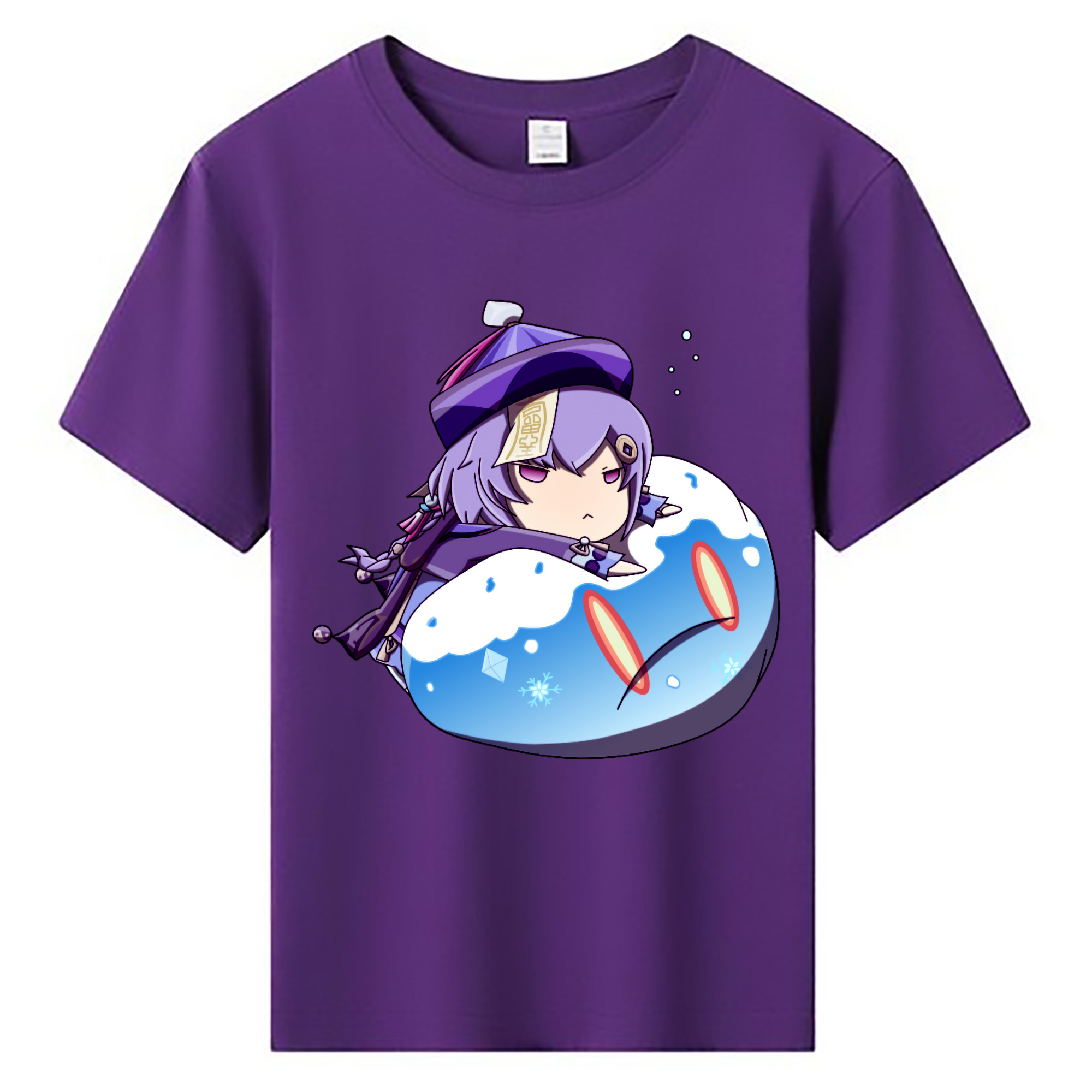げんし神 七七 なな  genshin Nana 綿100％キッズTシャツ（フロントプリント）