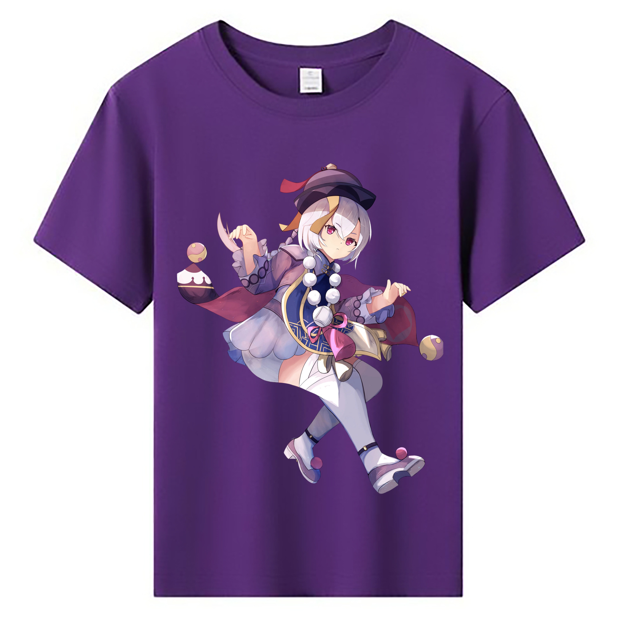 げんし神 七七 なな  genshin Nana 綿100％キッズTシャツ（フロントプリント）