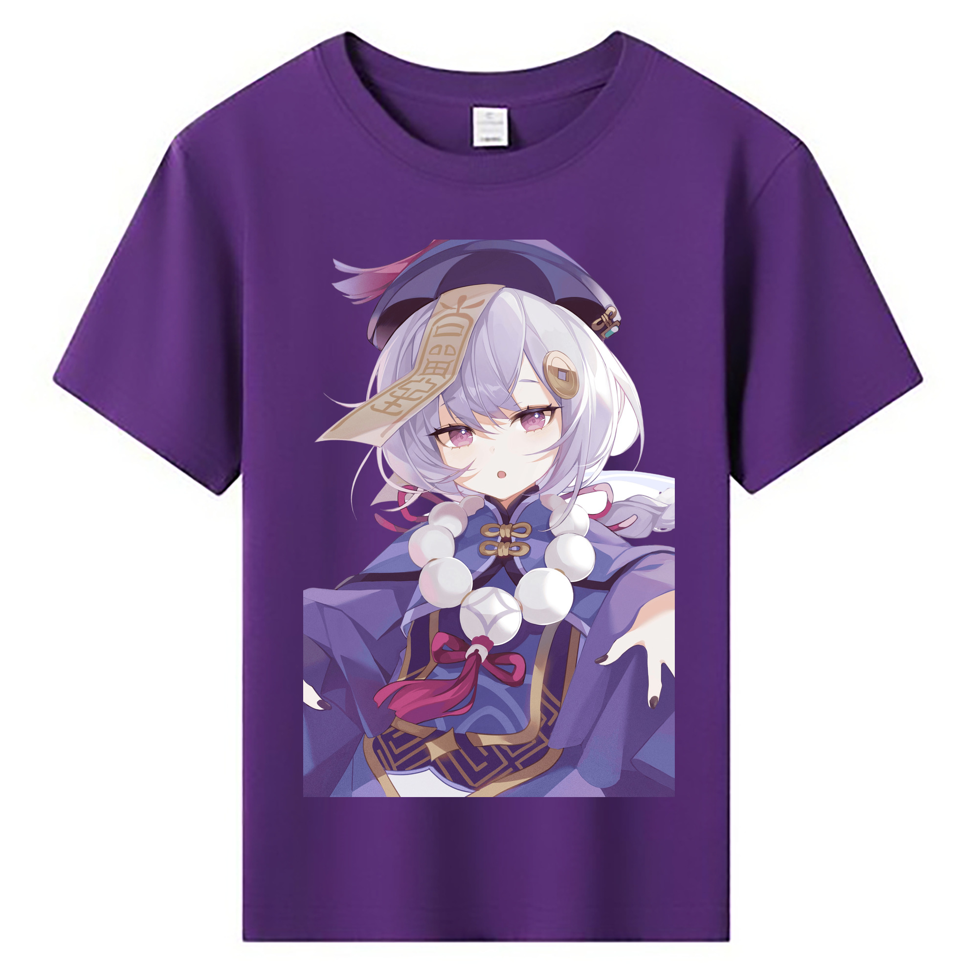 げんし神 七七 なな  genshin Nana 綿100％キッズTシャツ（フロントプリント）