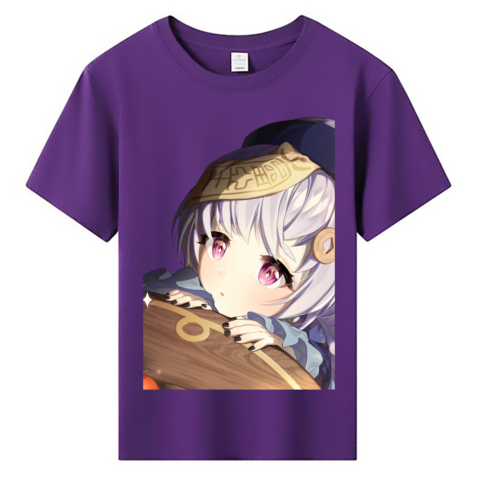 げんし神 七七 なな  genshin Nana 綿100％キッズTシャツ（フロントプリント）