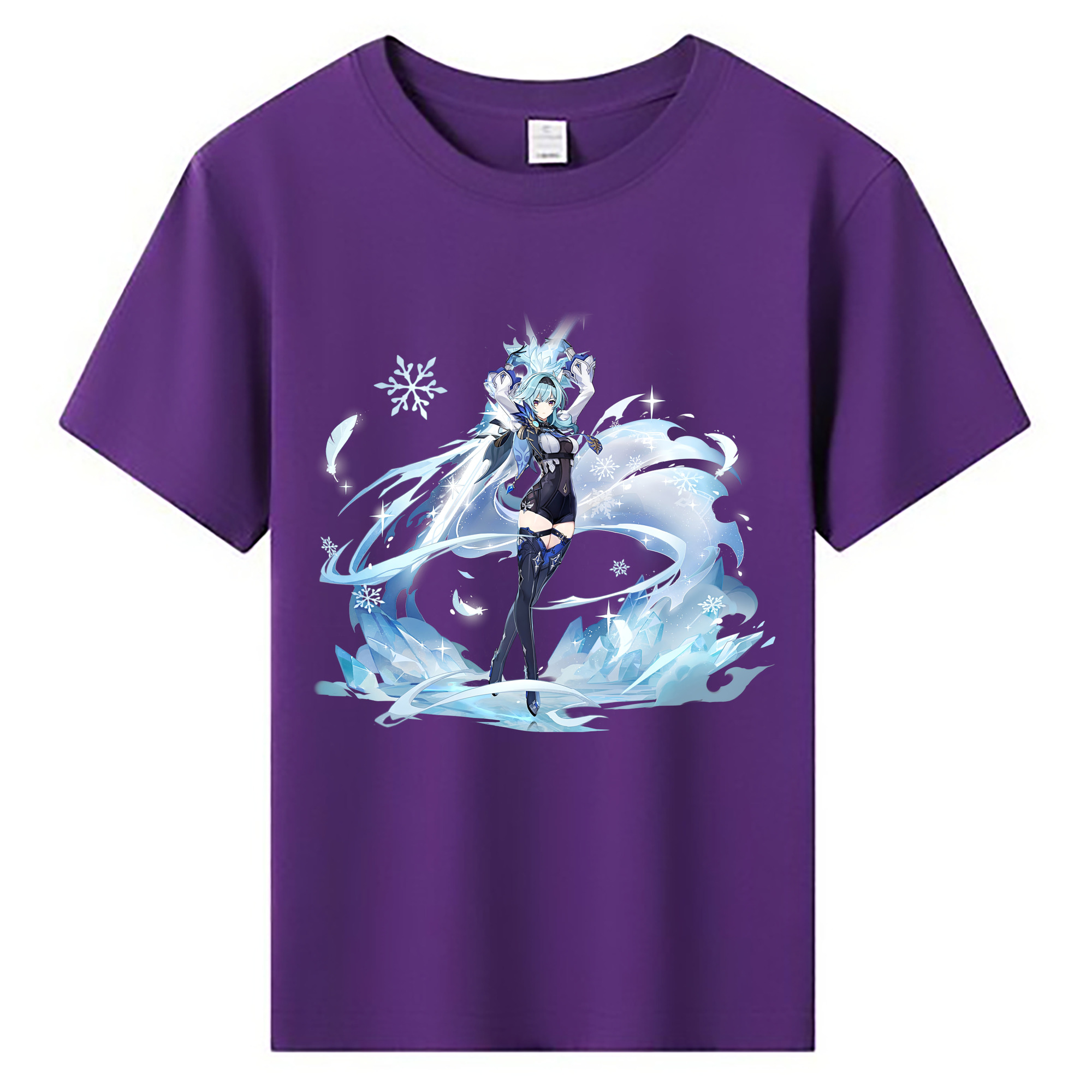 げんし神 优菈 ゆうら genshin Yūra 綿100％キッズTシャツ（フロントプリント）