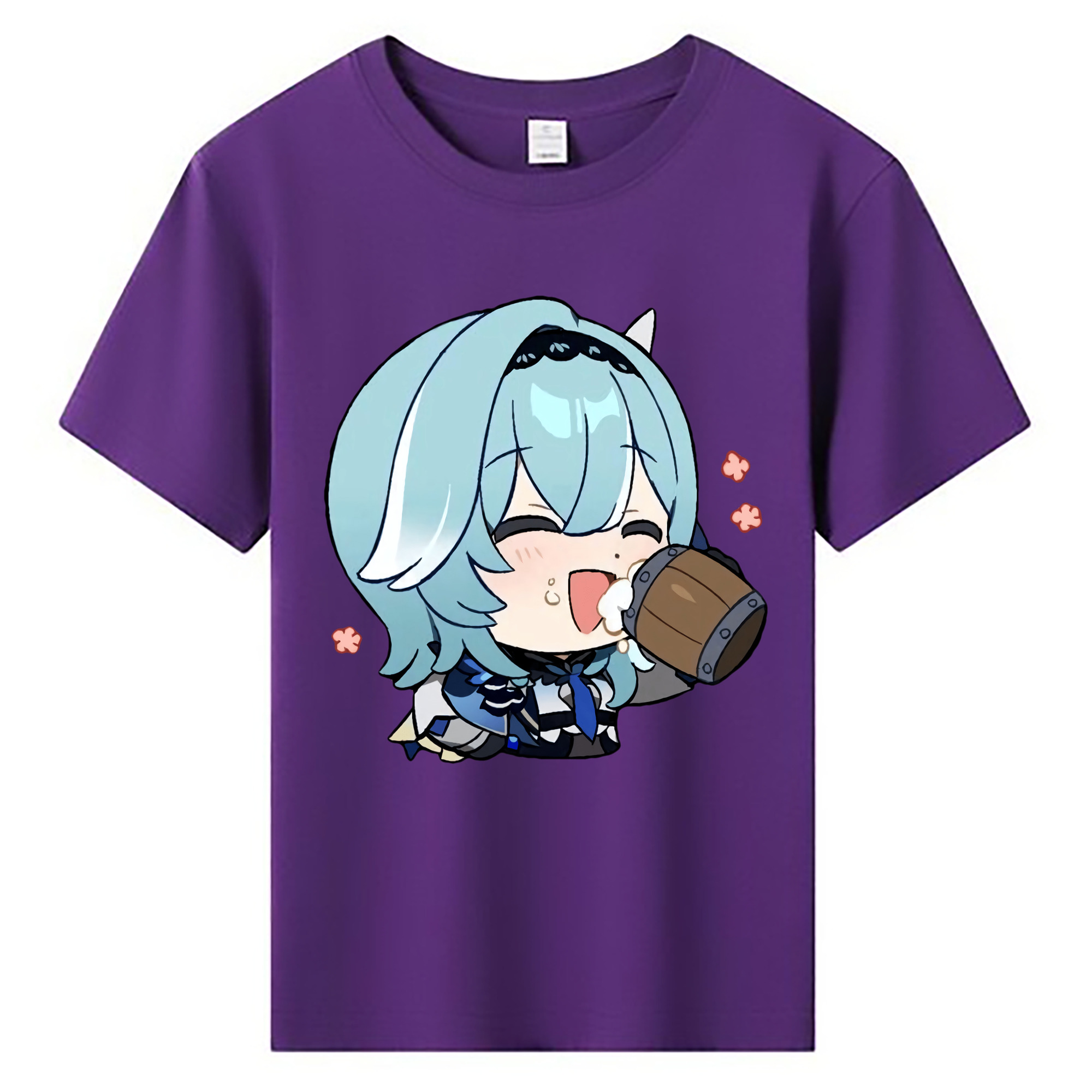 げんし神 优菈 ゆうら genshin Yūra 綿100％キッズTシャツ（フロントプリント）