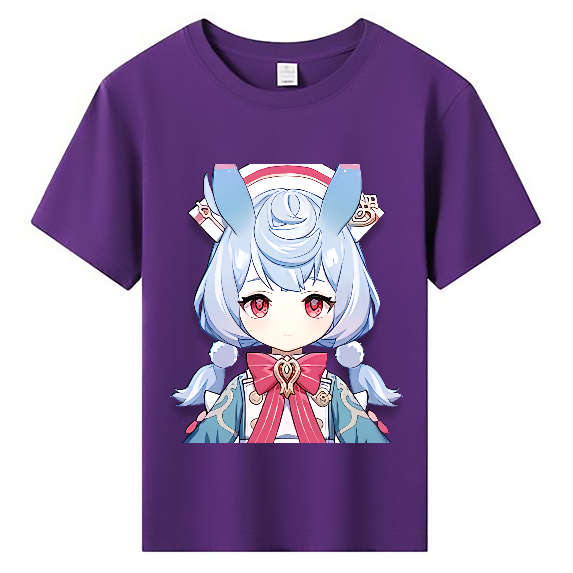 げんし神 シゲウィン genshin Shigewin 綿100％キッズTシャツ（フロントプリント）