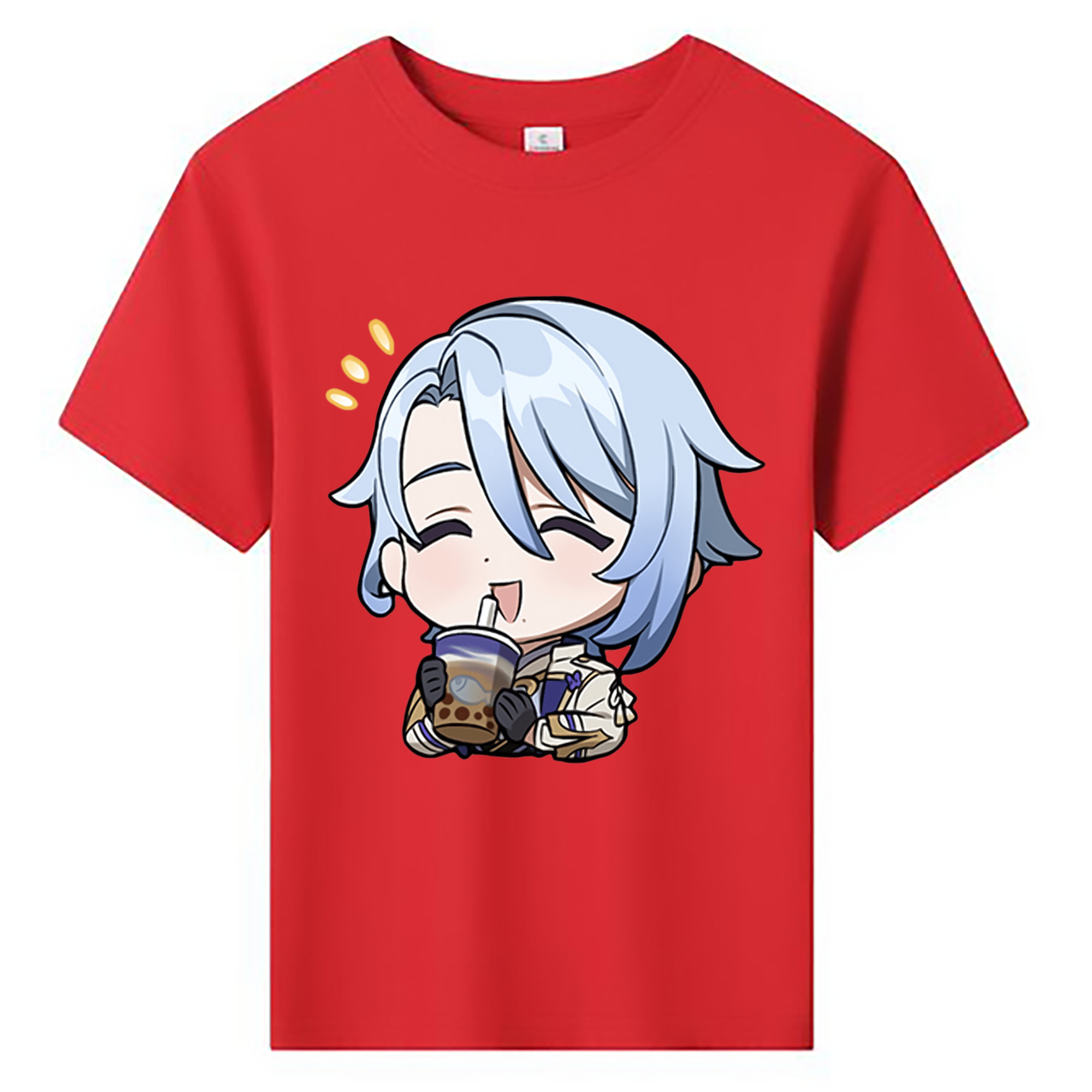 げんし神 神里綾人 かみさとあやと genshin Kamisato Ayato 綿100％キッズTシャツ（フロントプリント）