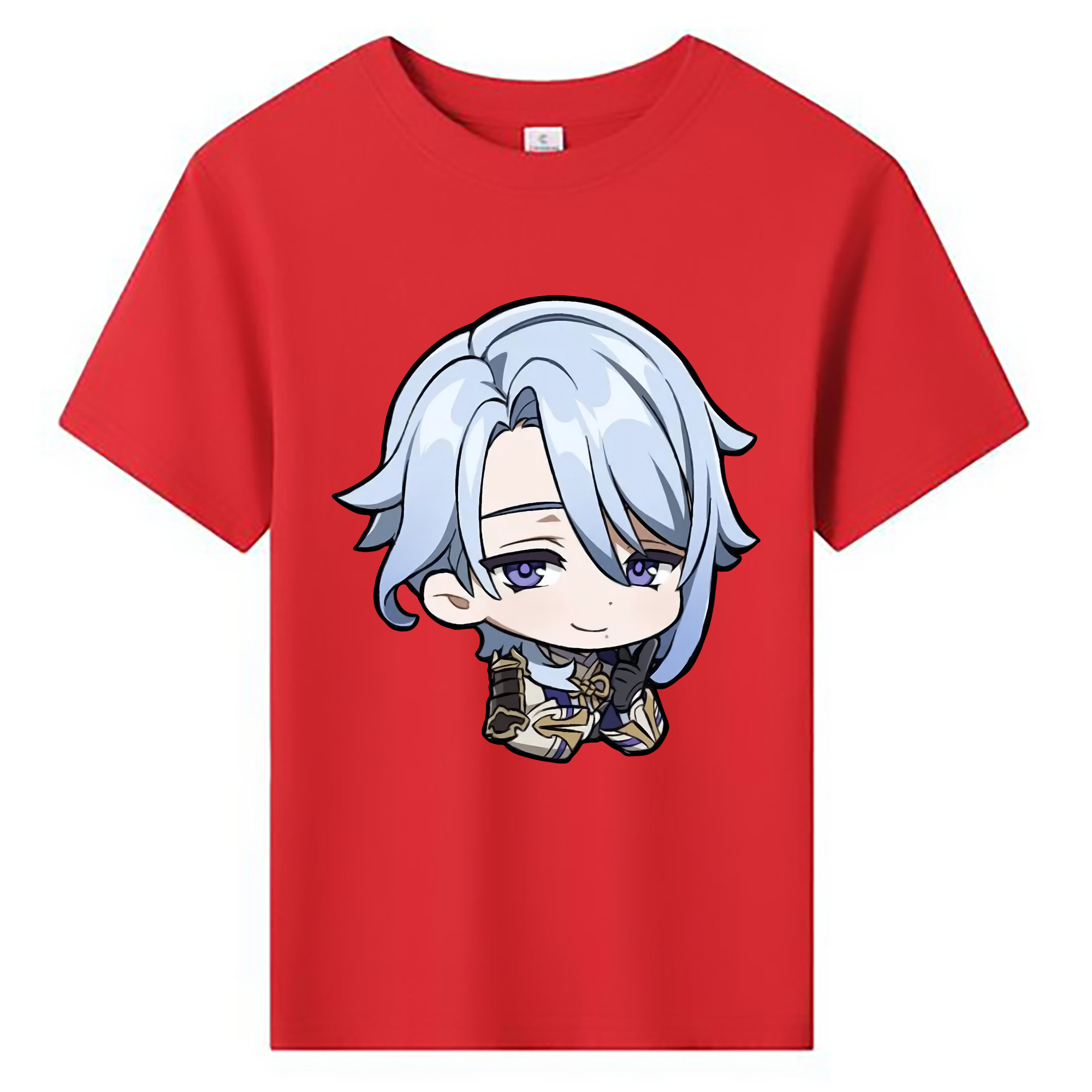 げんし神 神里綾人 かみさとあやと genshin Kamisato Ayato 綿100％キッズTシャツ（フロントプリント）