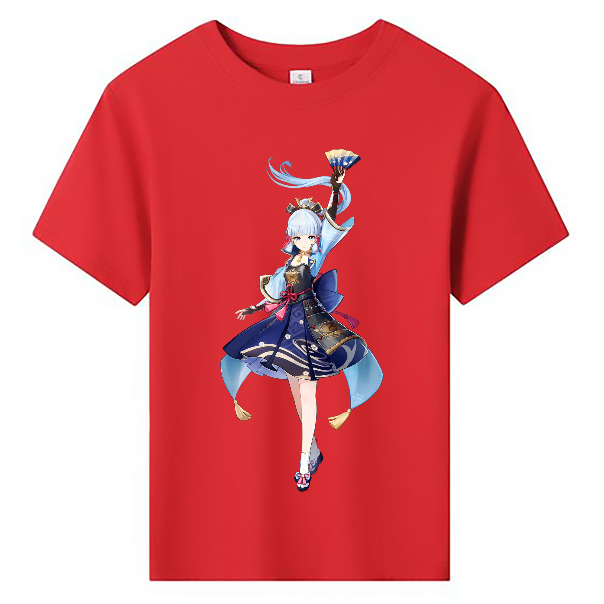げんし神 神里綾華 神宮寺レン genshin Kamimiya Ren 綿100％キッズTシャツ（フロントプリント）