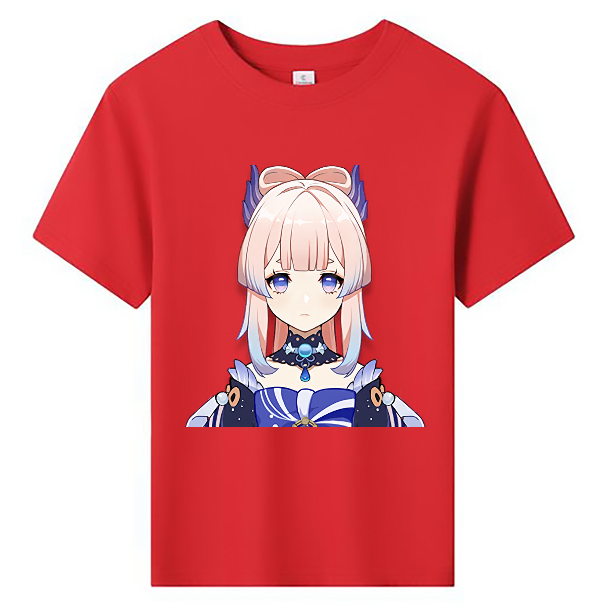 げんし神 珊瑚宮心海 サンゴノミヤ・ココミ genshin Sangonomiya Kokomi 綿100％キッズTシャツ（フロントプリント）