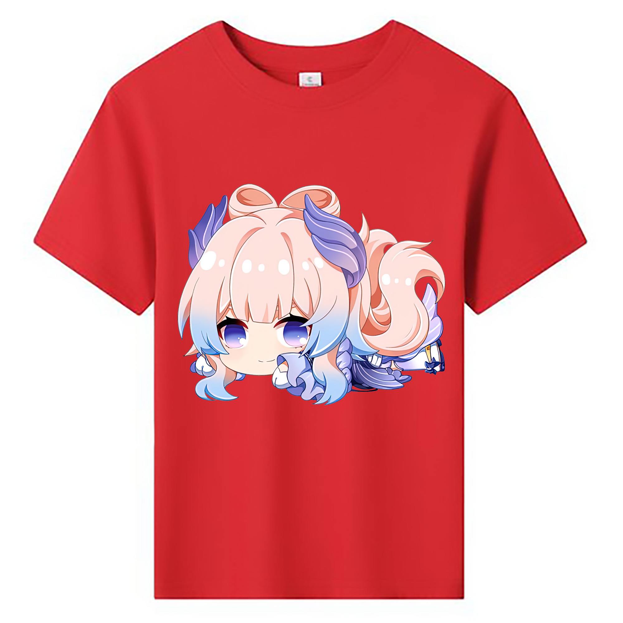 げんし神 珊瑚宮心海 サンゴノミヤ・ココミ genshin Sangonomiya Kokomi 綿100％キッズTシャツ（フロントプリント）