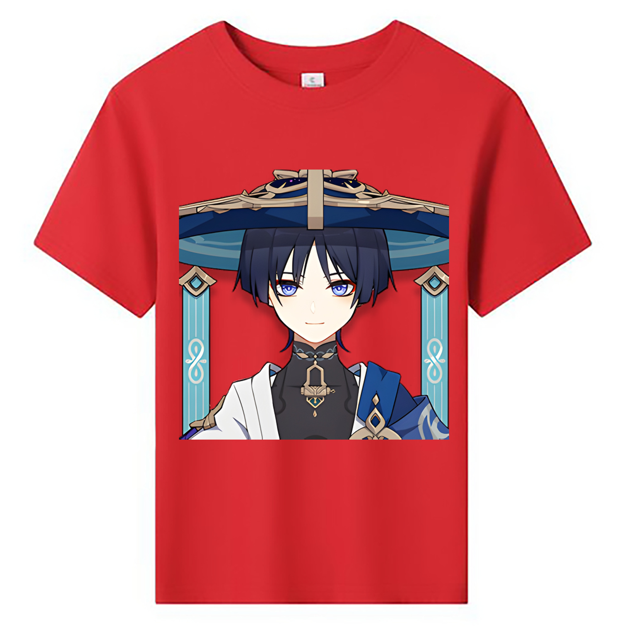 げんし神 さんペい genshin Sanpei 綿100％キッズTシャツ（フロントプリント）