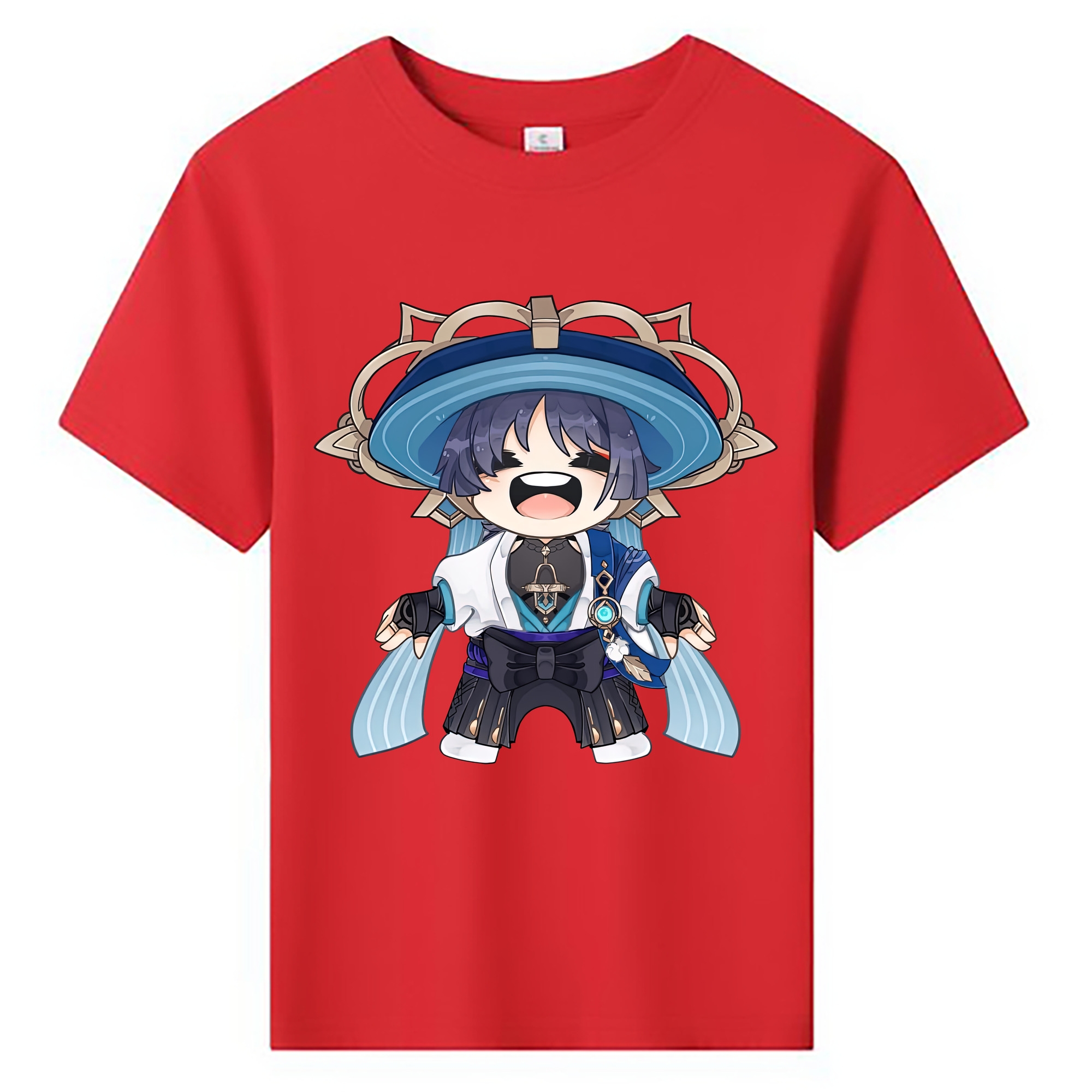 げんし神 さんペい genshin Sanpei 綿100％キッズTシャツ（フロントプリント）