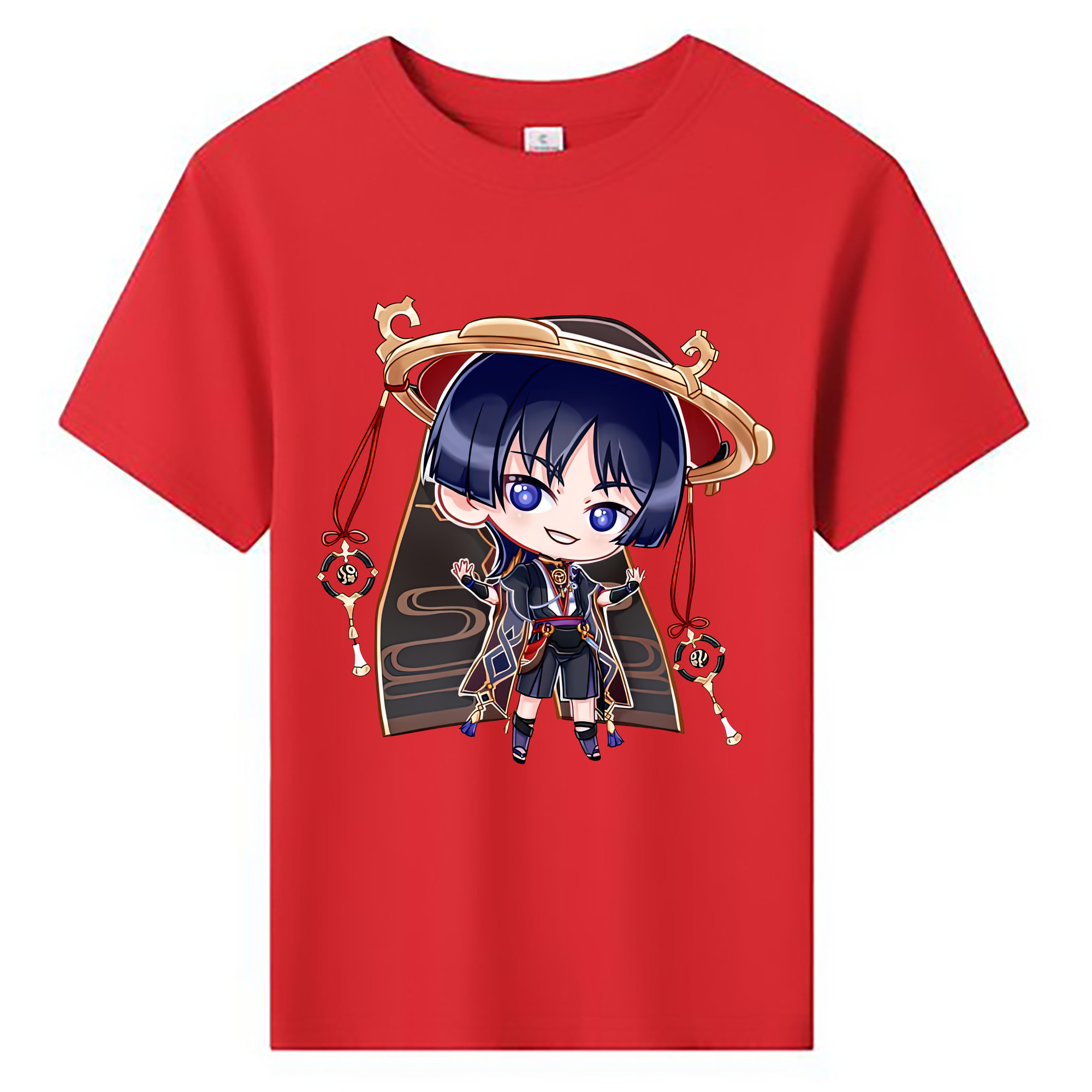げんし神 さんペい genshin Sanpei 綿100％キッズTシャツ（フロントプリント）