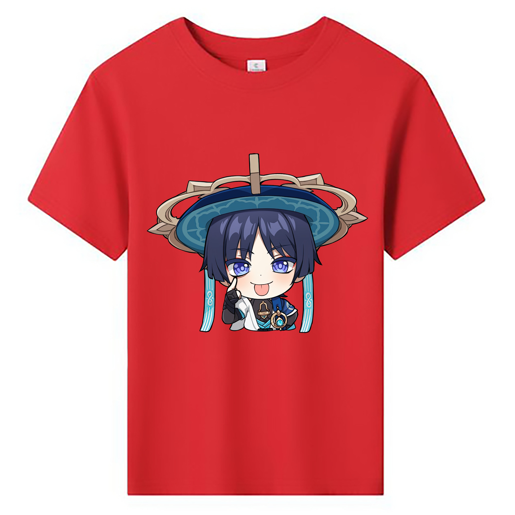 げんし神 さんペい genshin Sanpei 綿100％キッズTシャツ（フロントプリント）