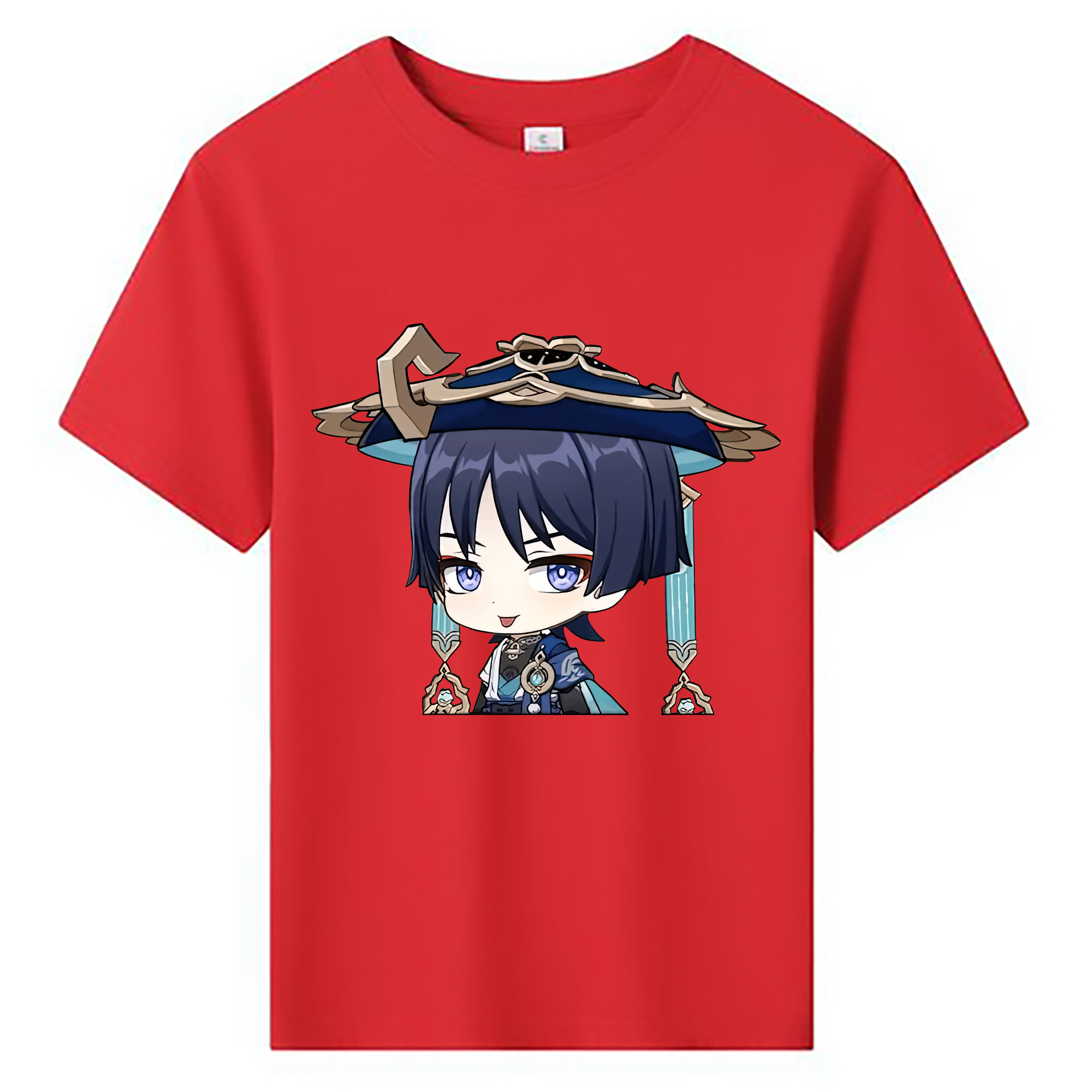 げんし神 さんペい genshin Sanpei 綿100％キッズTシャツ（フロントプリント）