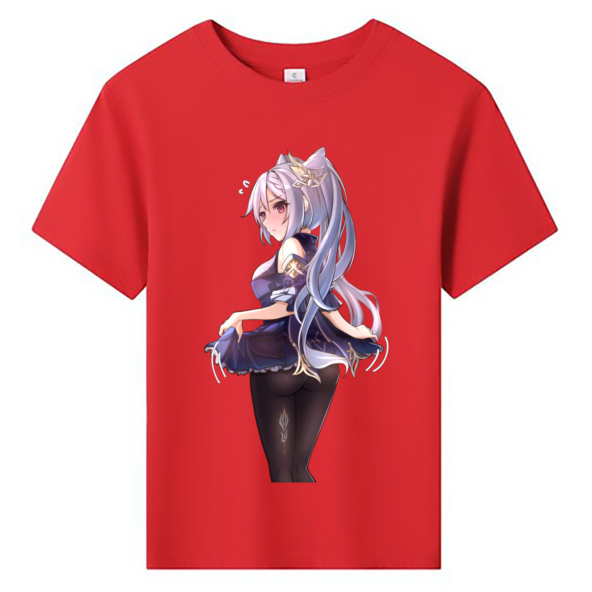 げんし神 刻晴 こくせい genshin Kokusei 綿100％キッズTシャツ（フロントプリント）