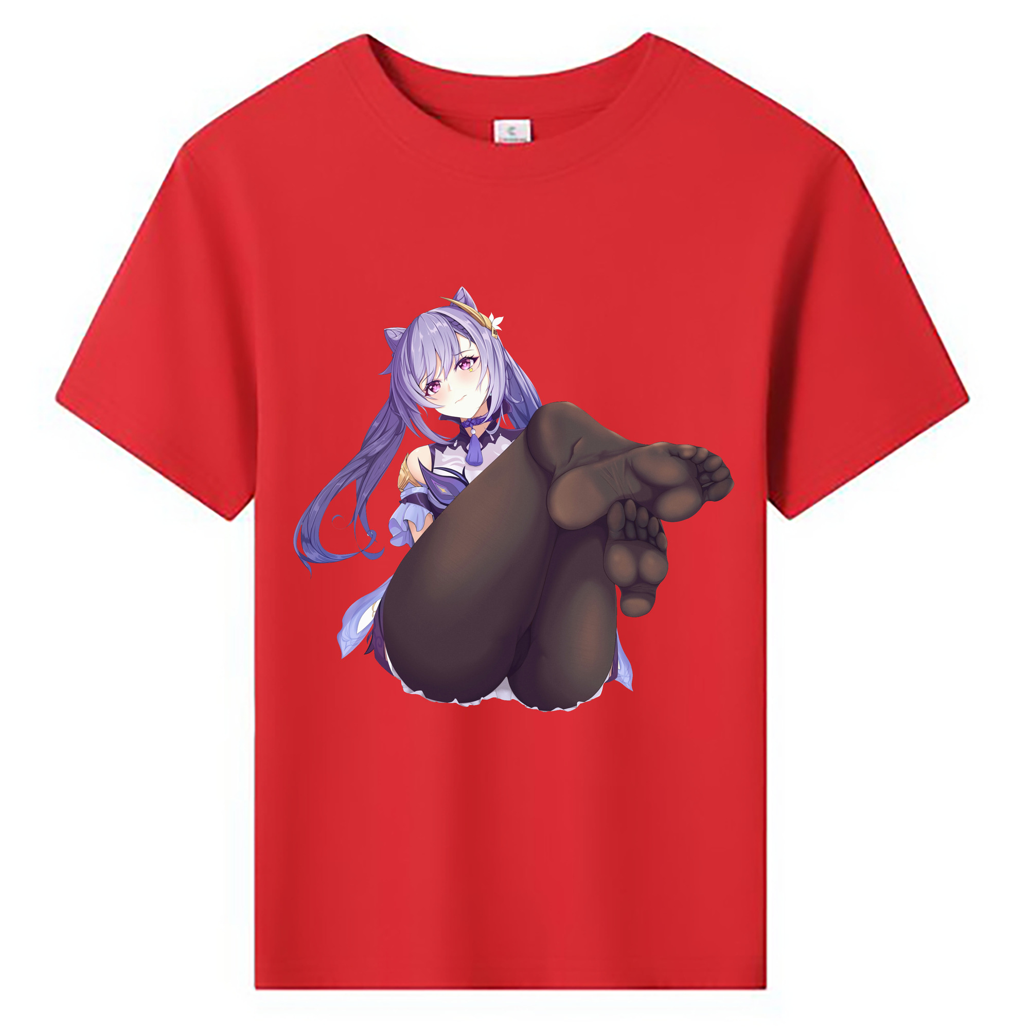 げんし神 刻晴 こくせい genshin Kokusei 綿100％キッズTシャツ（フロントプリント）
