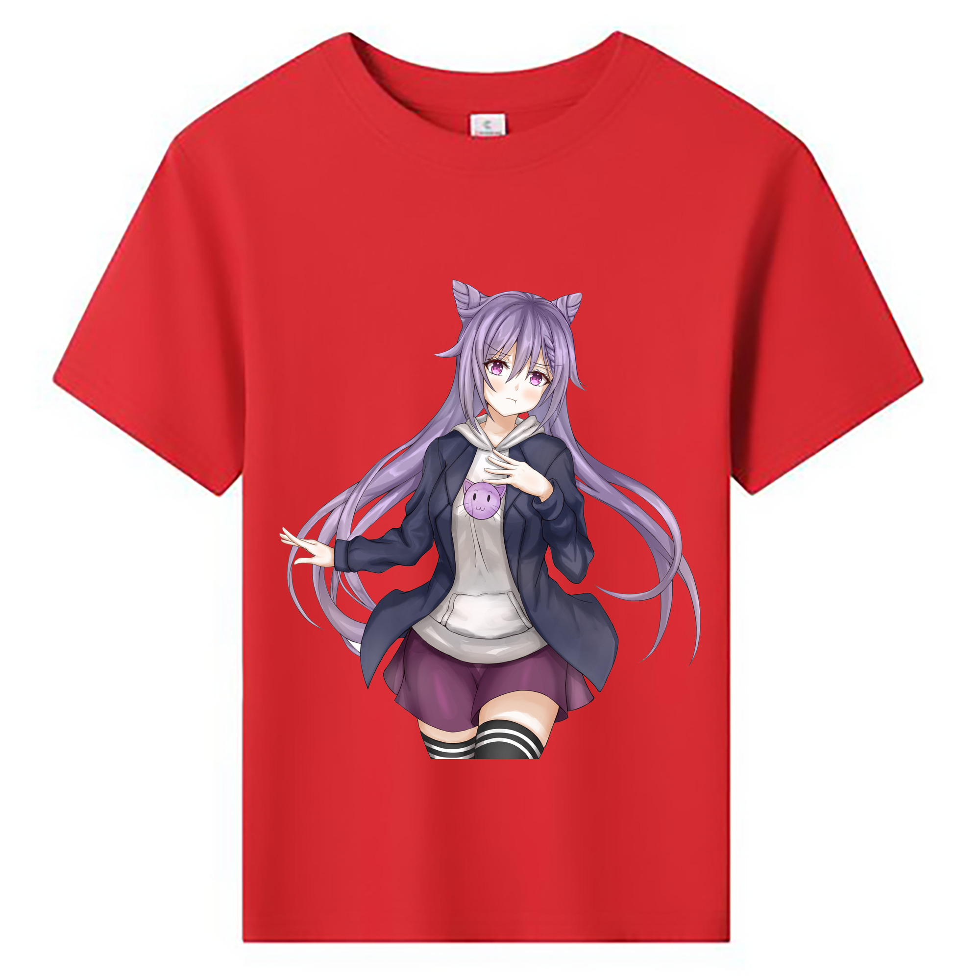 げんし神 刻晴 こくせい genshin Kokusei 綿100％キッズTシャツ（フロントプリント）