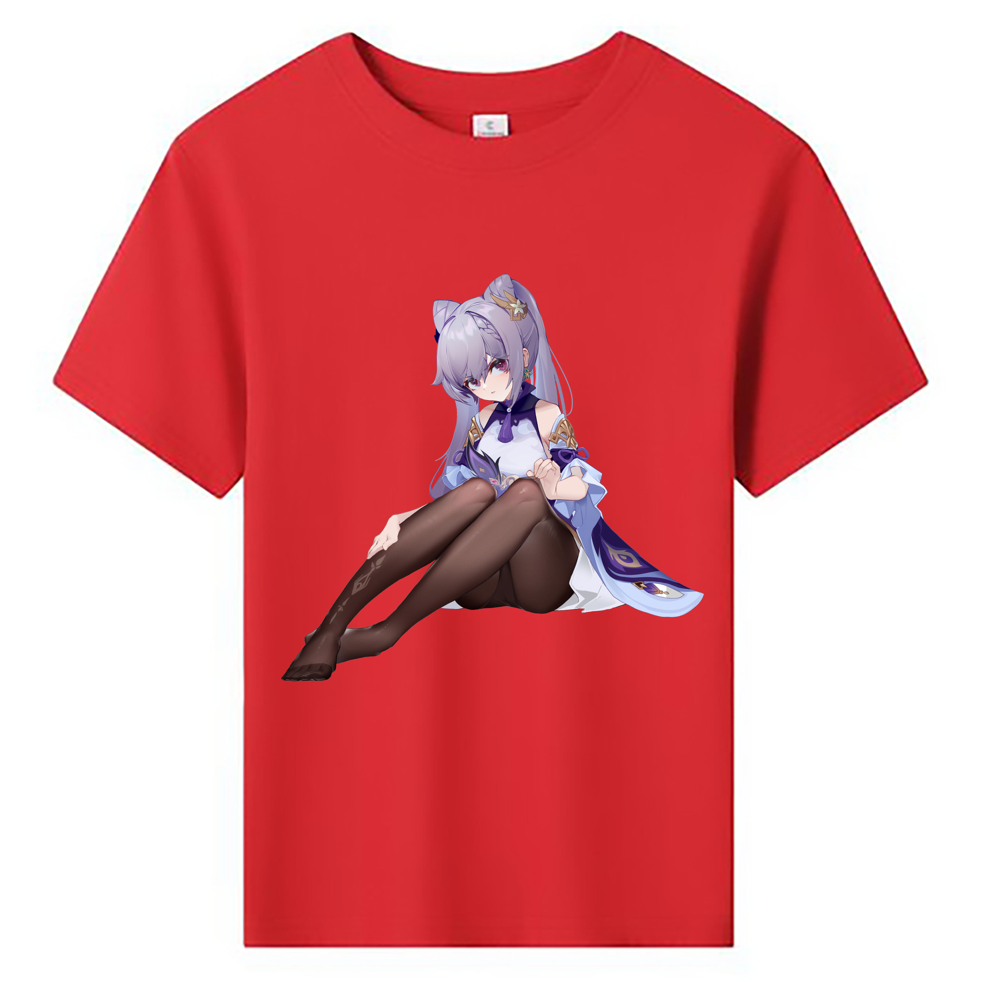 げんし神 刻晴 こくせい genshin Kokusei 綿100％キッズTシャツ（フロントプリント）