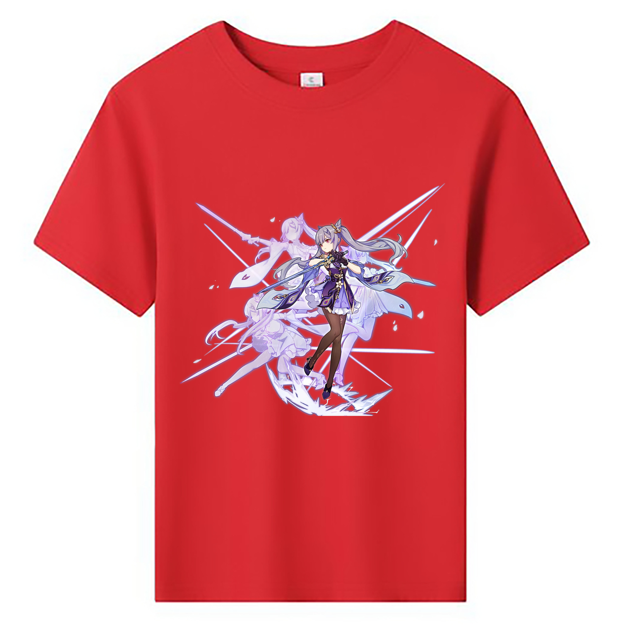 げんし神 刻晴 こくせい genshin Kokusei 綿100％キッズTシャツ（フロントプリント）