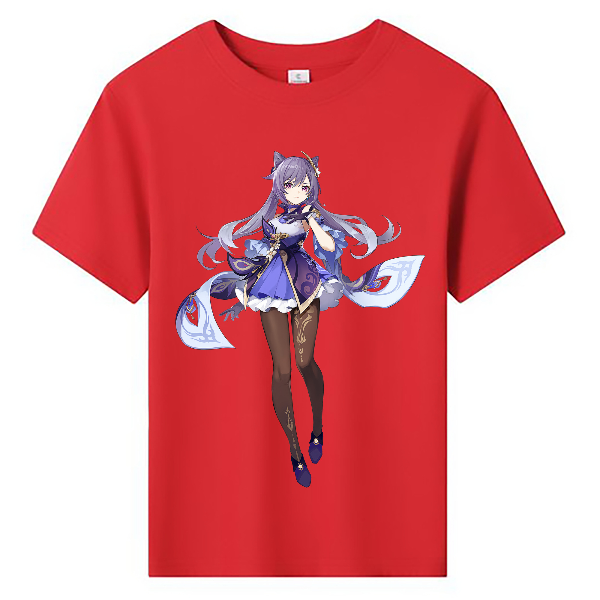 げんし神 刻晴 こくせい genshin Kokusei 綿100％キッズTシャツ（フロントプリント）