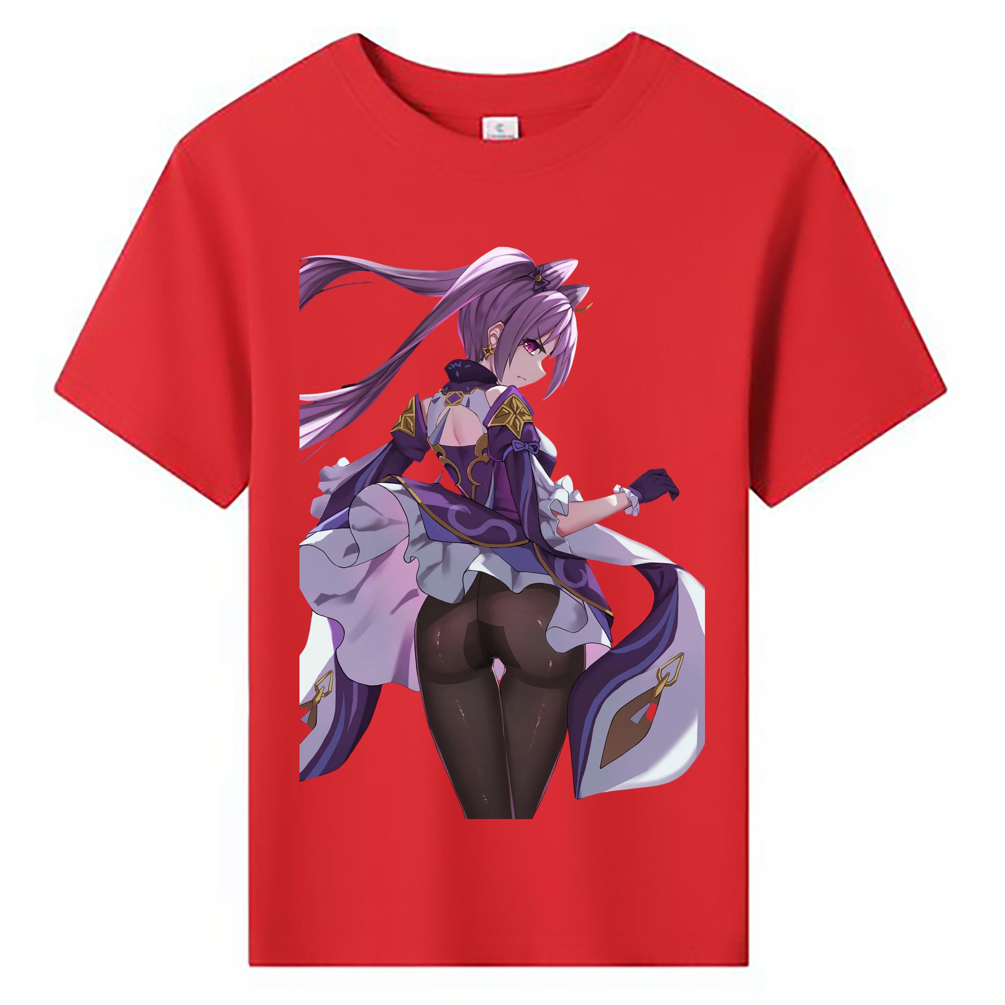 げんし神 刻晴 こくせい genshin Kokusei 綿100％キッズTシャツ（フロントプリント）