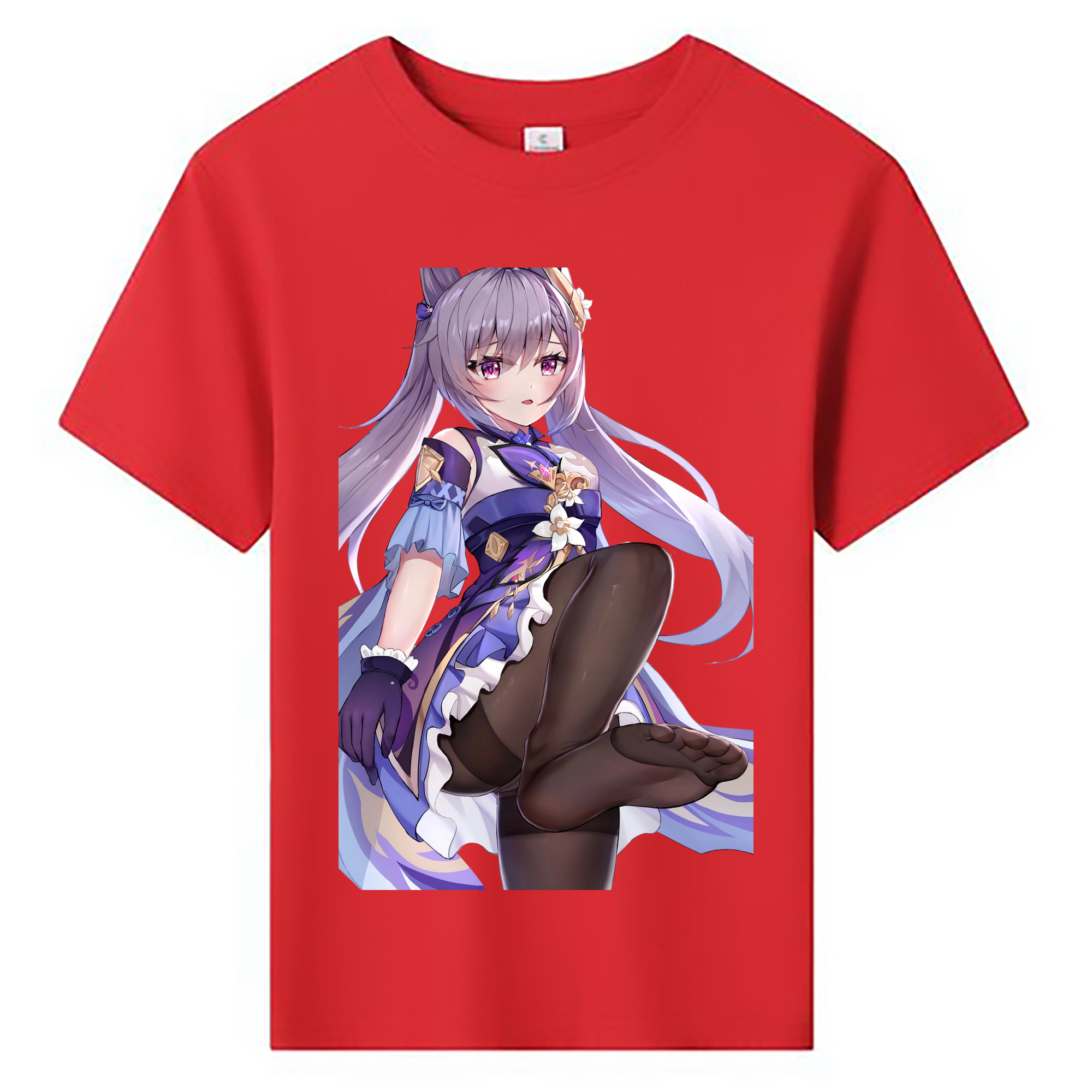 げんし神 刻晴 こくせい genshin Kokusei 綿100％キッズTシャツ（フロントプリント）
