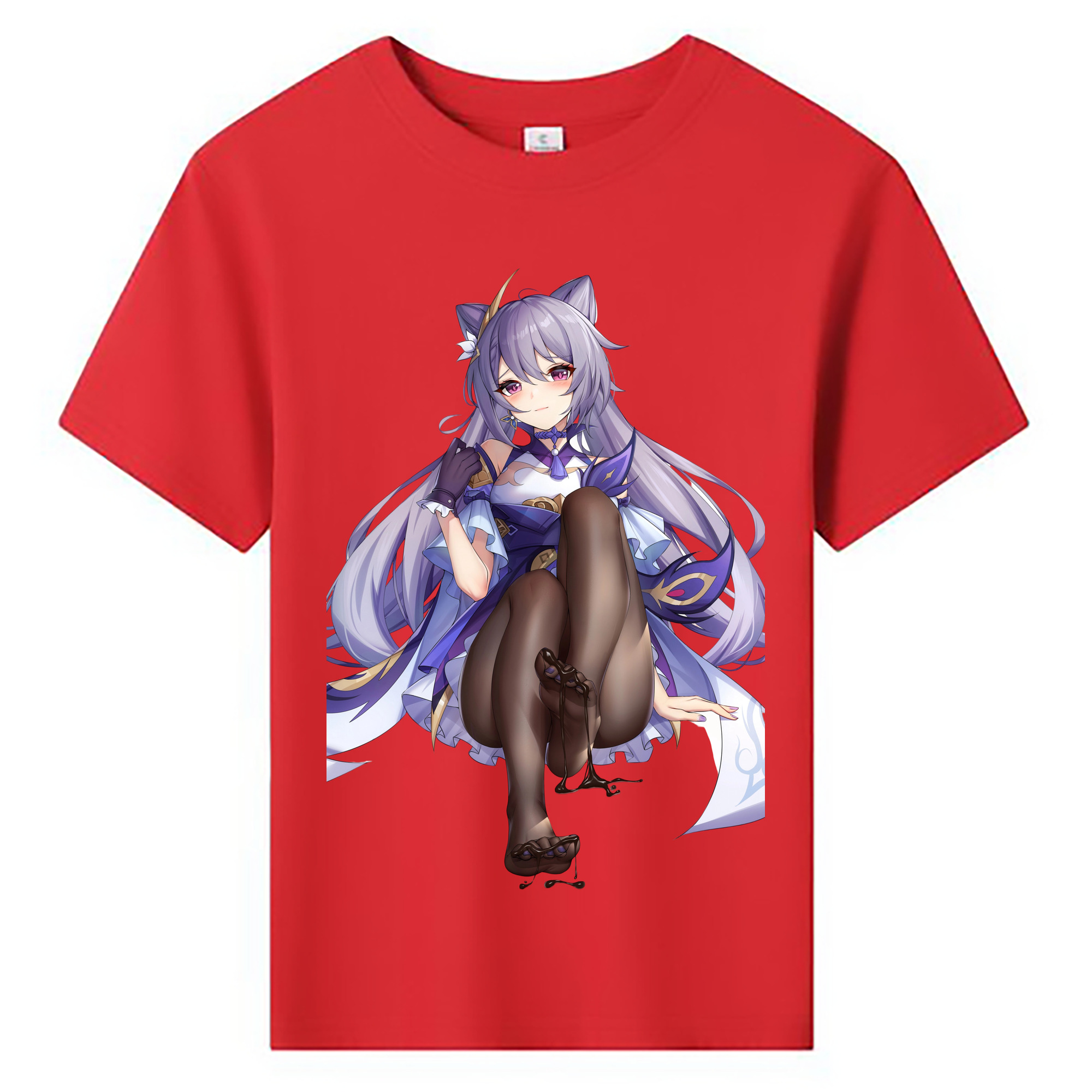 げんし神 刻晴 こくせい genshin Kokusei 綿100％キッズTシャツ（フロントプリント）