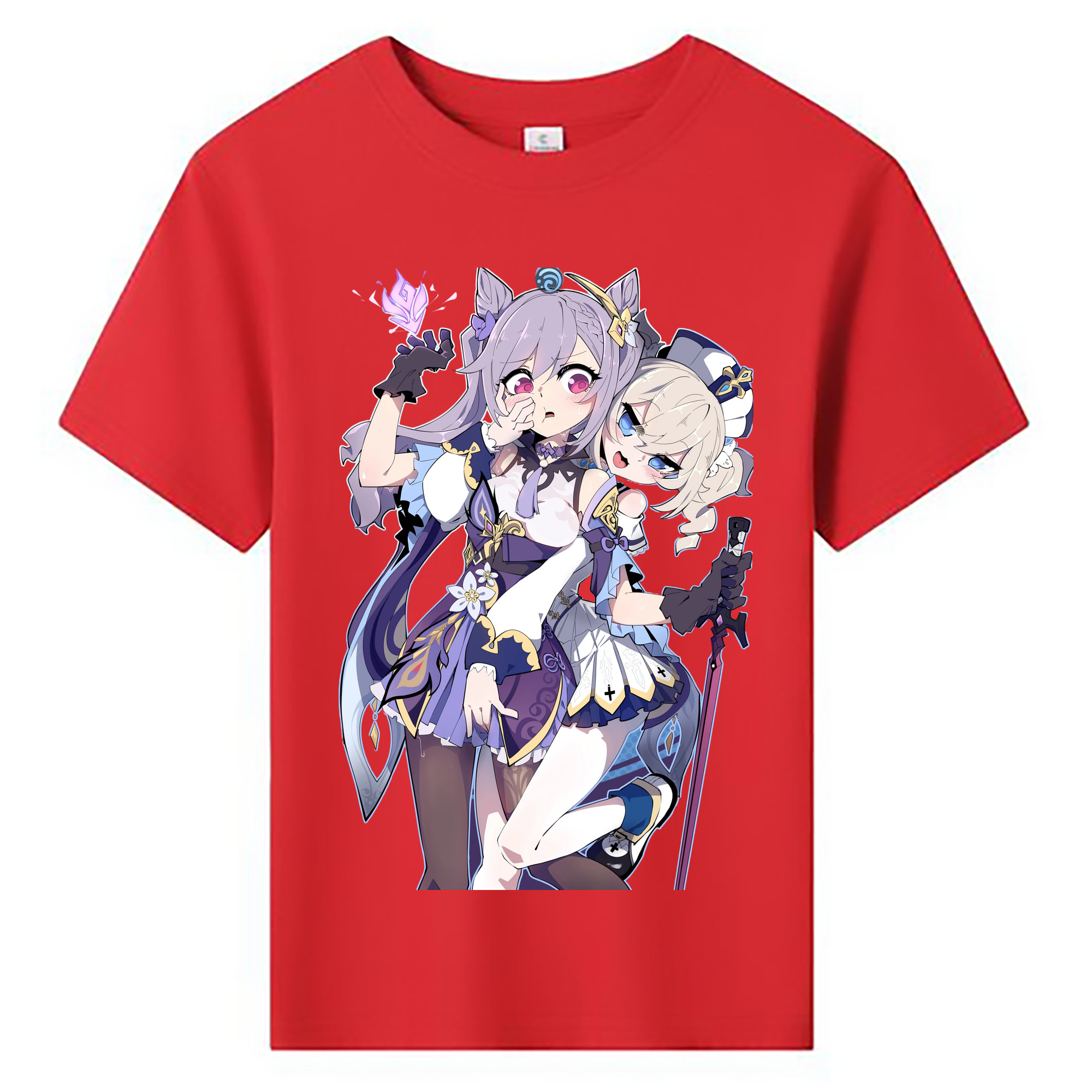 げんし神 刻晴 こくせい genshin Kokusei 綿100％キッズTシャツ（フロントプリント）