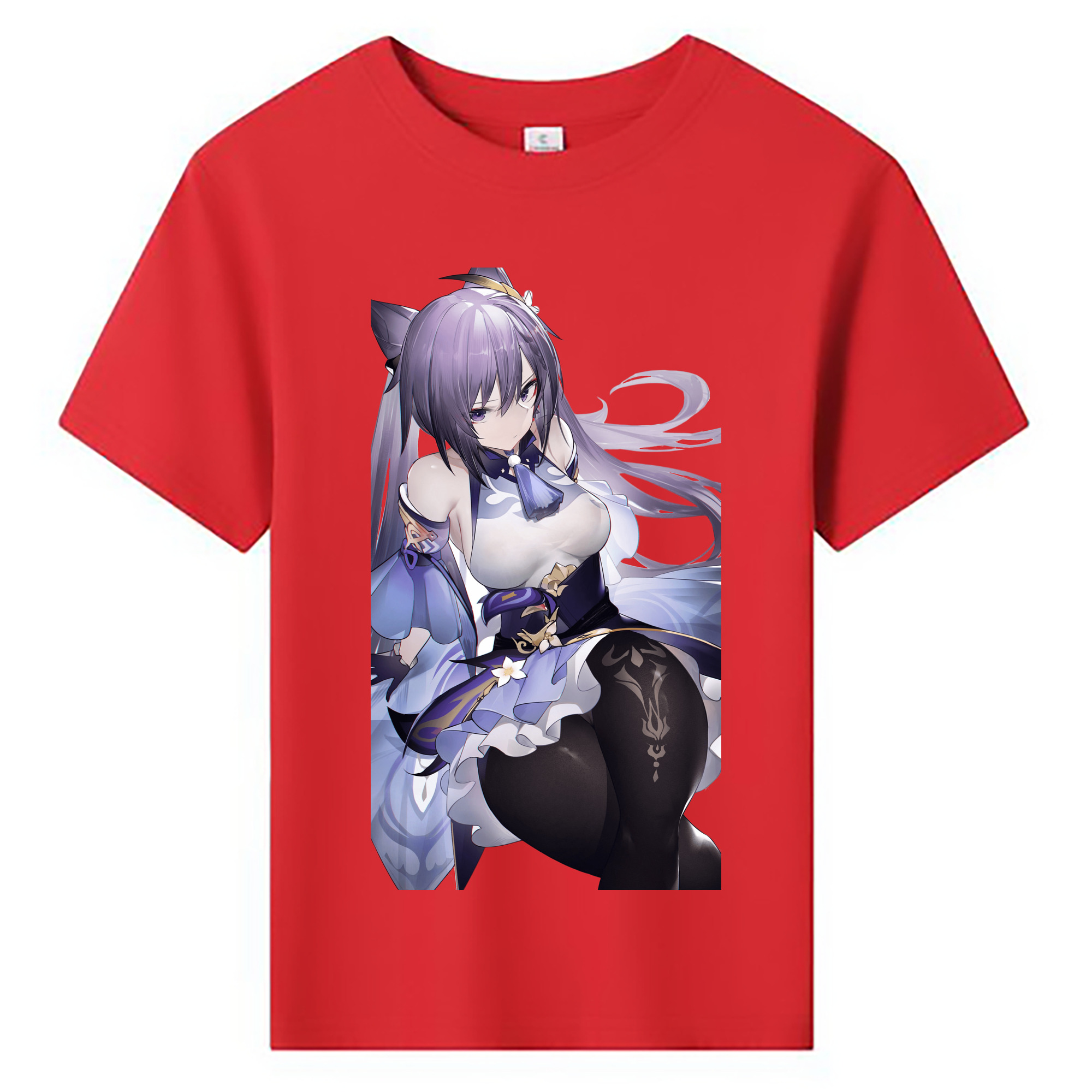 げんし神 刻晴 こくせい genshin Kokusei 綿100％キッズTシャツ（フロントプリント）