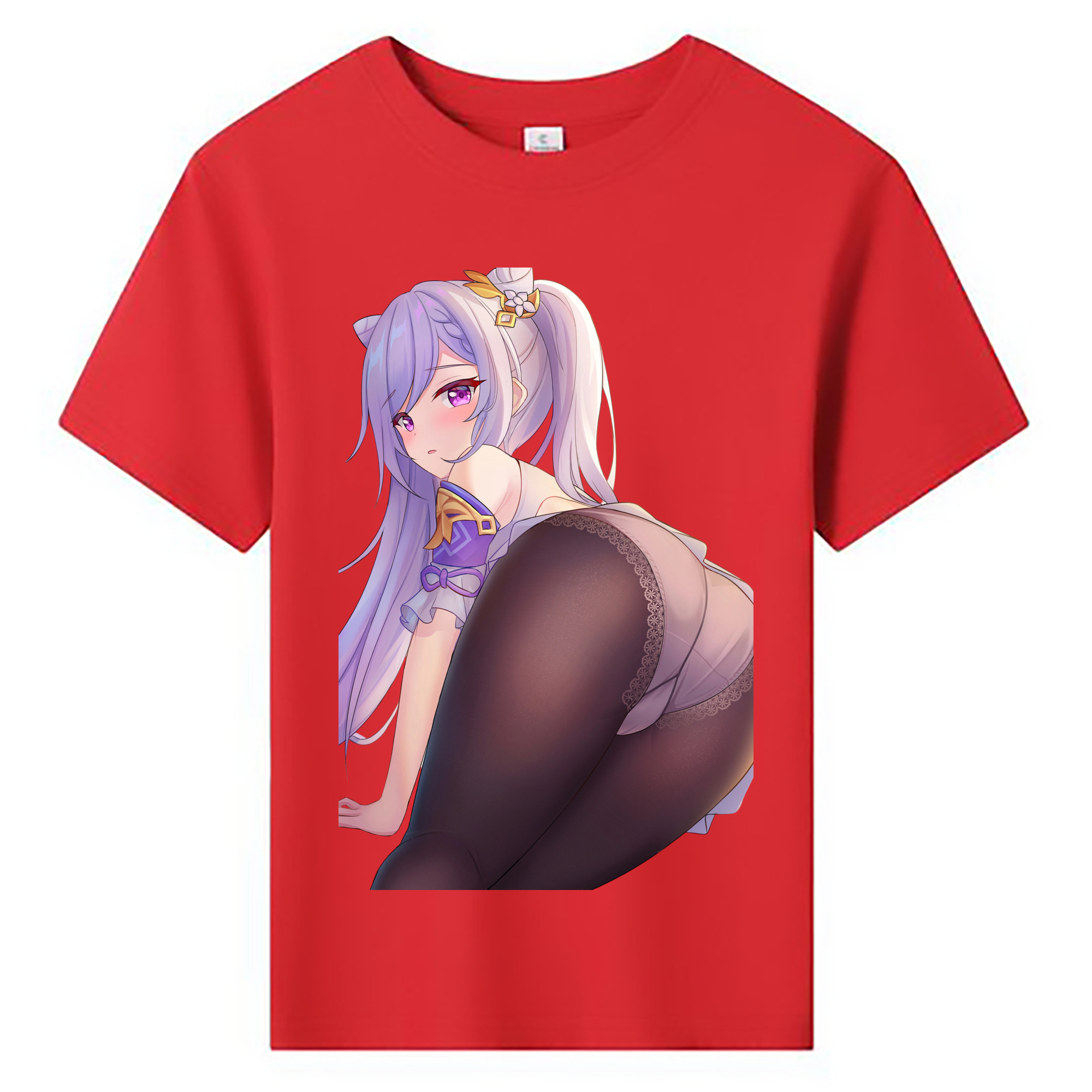 げんし神 刻晴 こくせい genshin Kokusei 綿100％キッズTシャツ（フロントプリント）