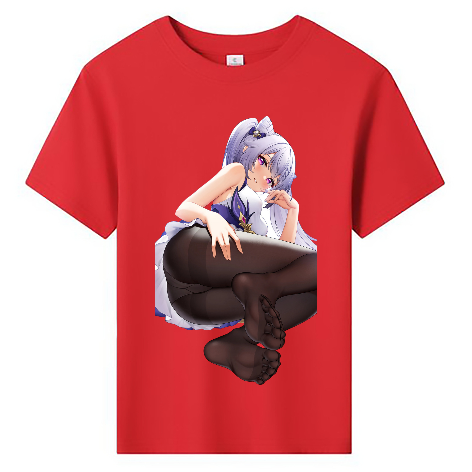 げんし神 刻晴 こくせい genshin Kokusei 綿100％キッズTシャツ（フロントプリント）