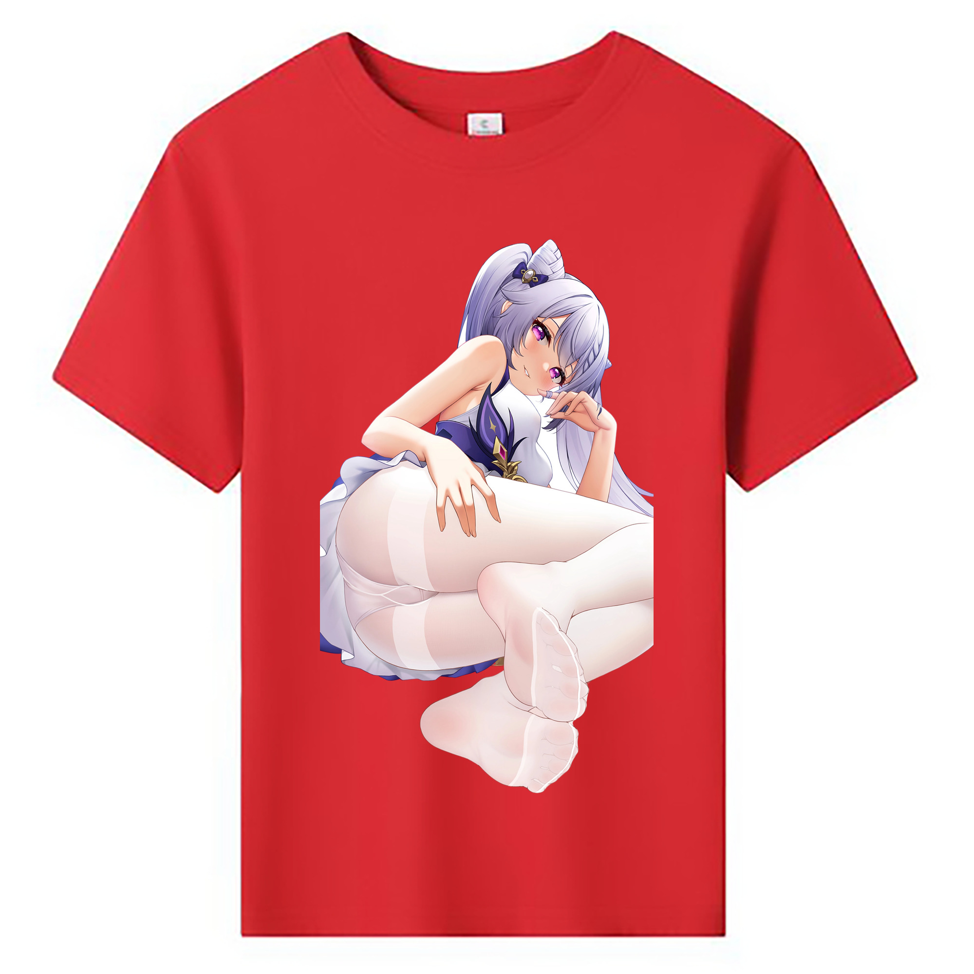げんし神 刻晴 こくせい genshin Kokusei 綿100％キッズTシャツ（フロントプリント）