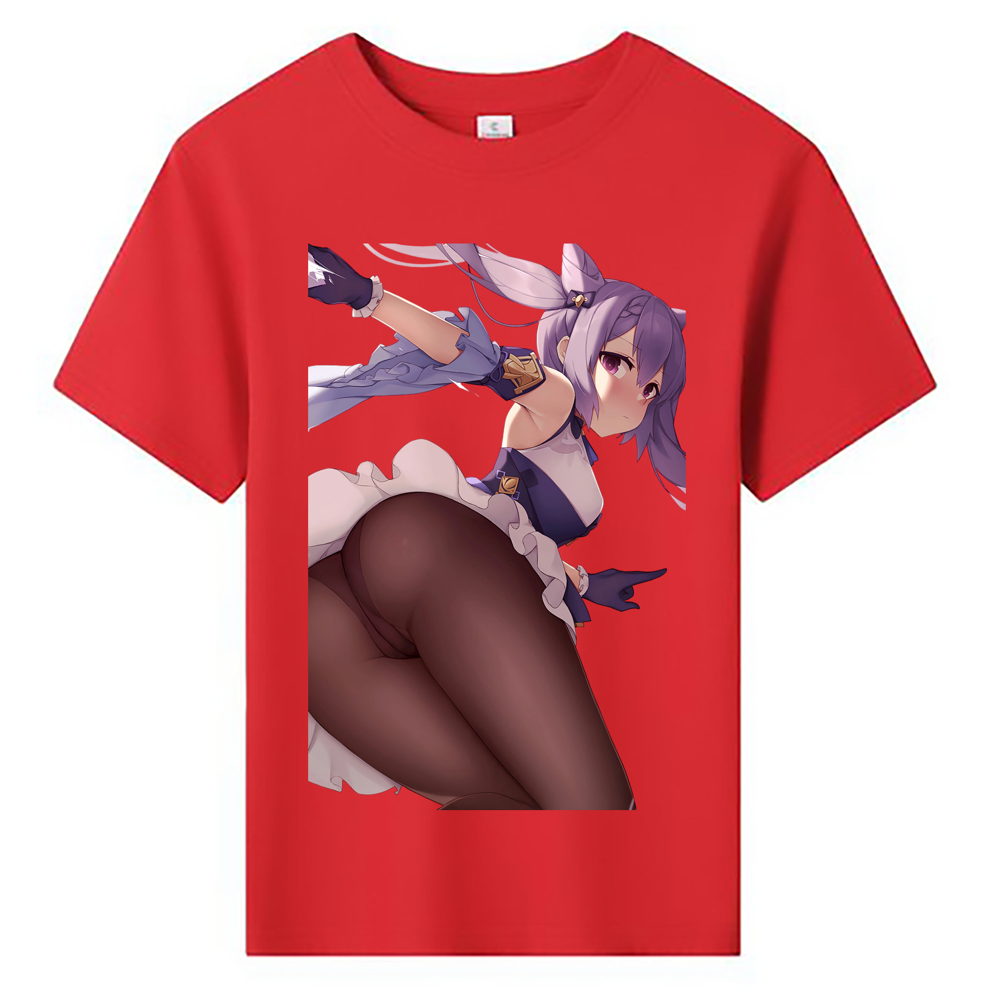 げんし神 刻晴 こくせい genshin Kokusei 綿100％キッズTシャツ（フロントプリント）