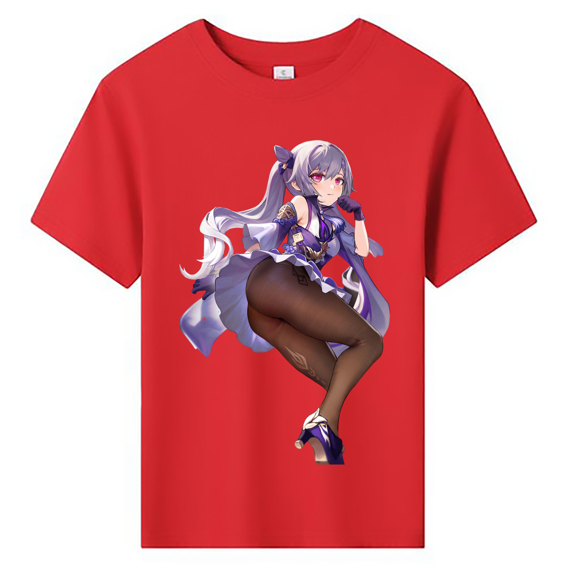 げんし神 刻晴 こくせい genshin Kokusei 綿100％キッズTシャツ（フロントプリント）