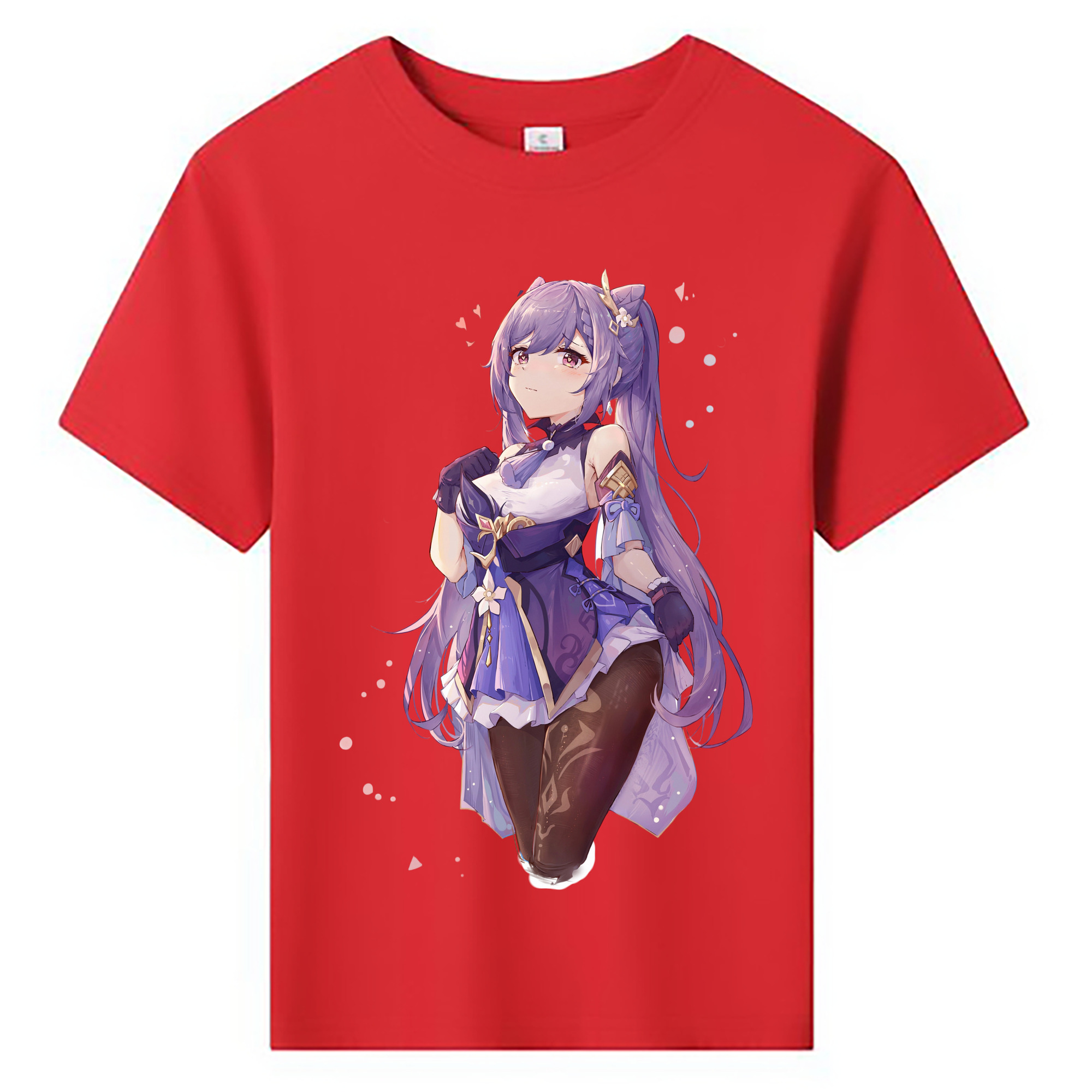 げんし神 刻晴 こくせい genshin Kokusei 綿100％キッズTシャツ（フロントプリント）