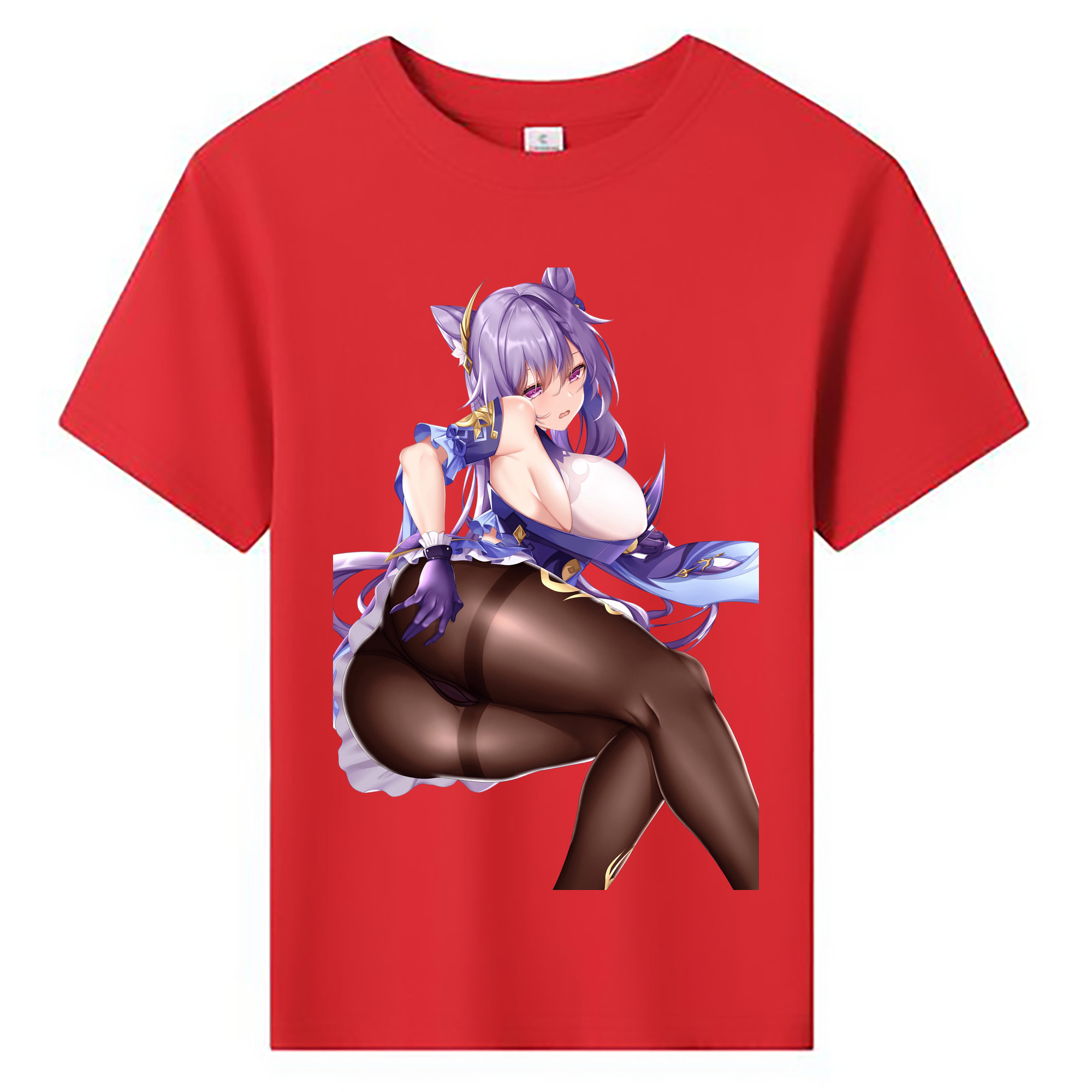 げんし神 刻晴 こくせい genshin Kokusei 綿100％キッズTシャツ（フロントプリント）