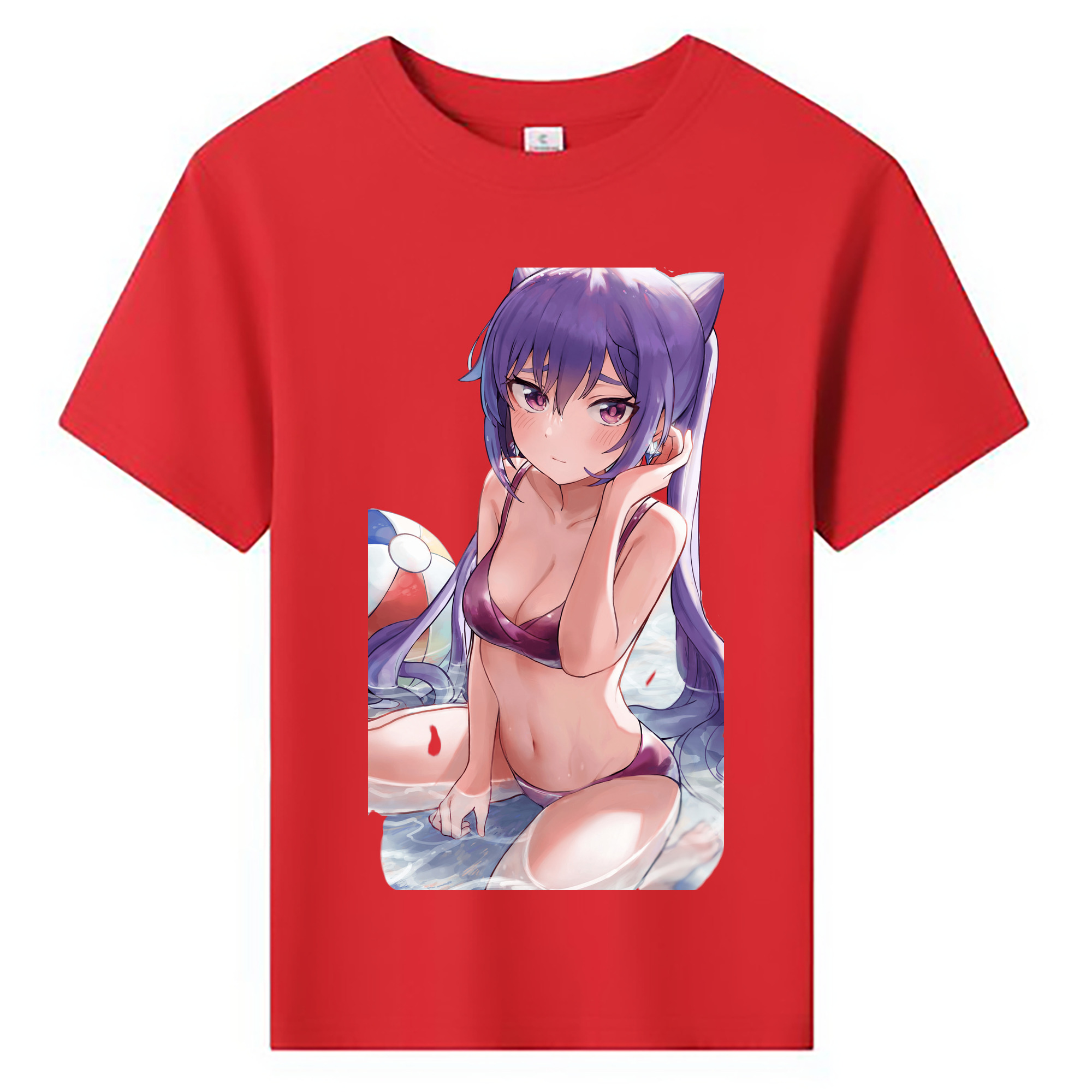 げんし神 刻晴 こくせい genshin Kokusei 綿100％キッズTシャツ（フロントプリント）