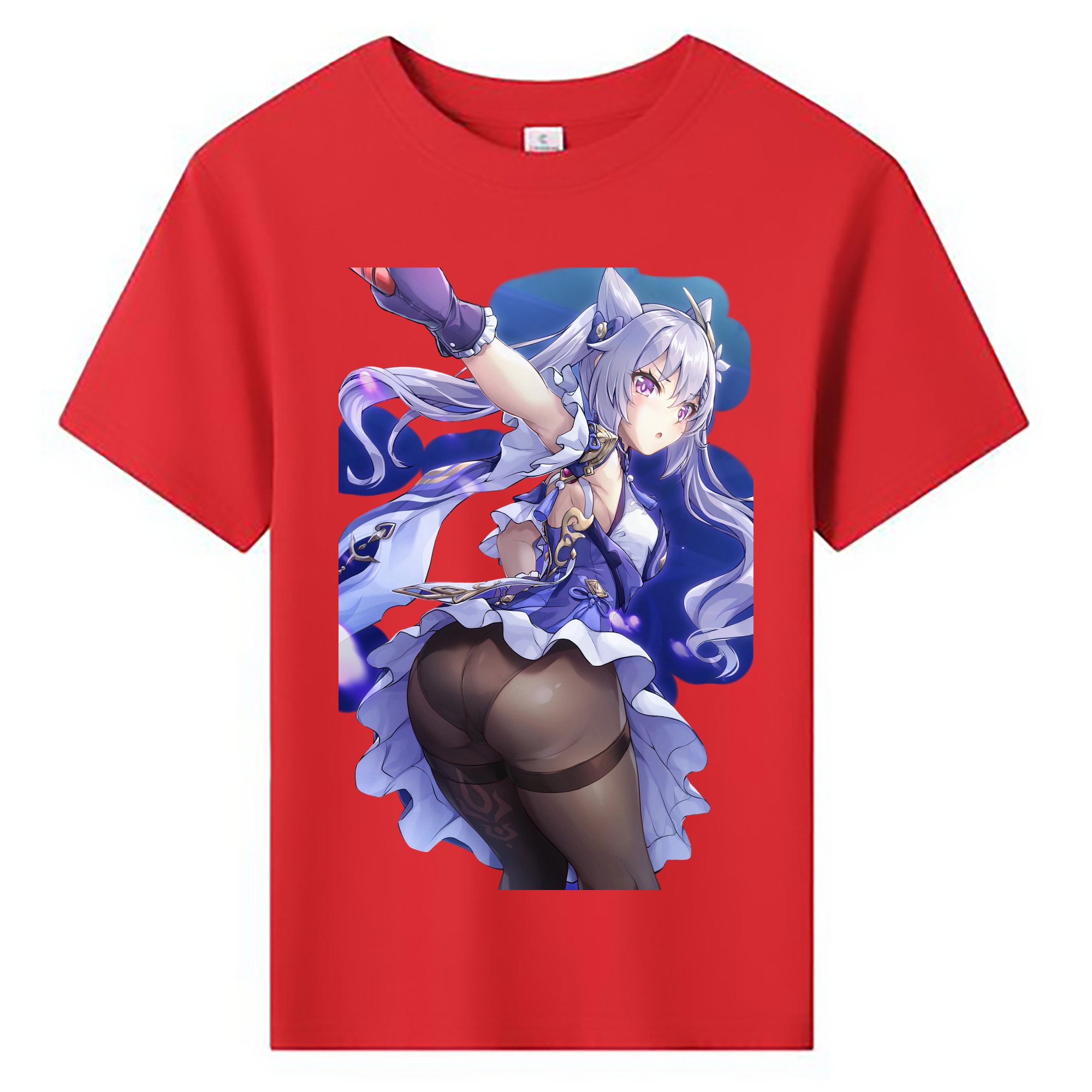 げんし神 刻晴 こくせい genshin Kokusei 綿100％キッズTシャツ（フロントプリント）