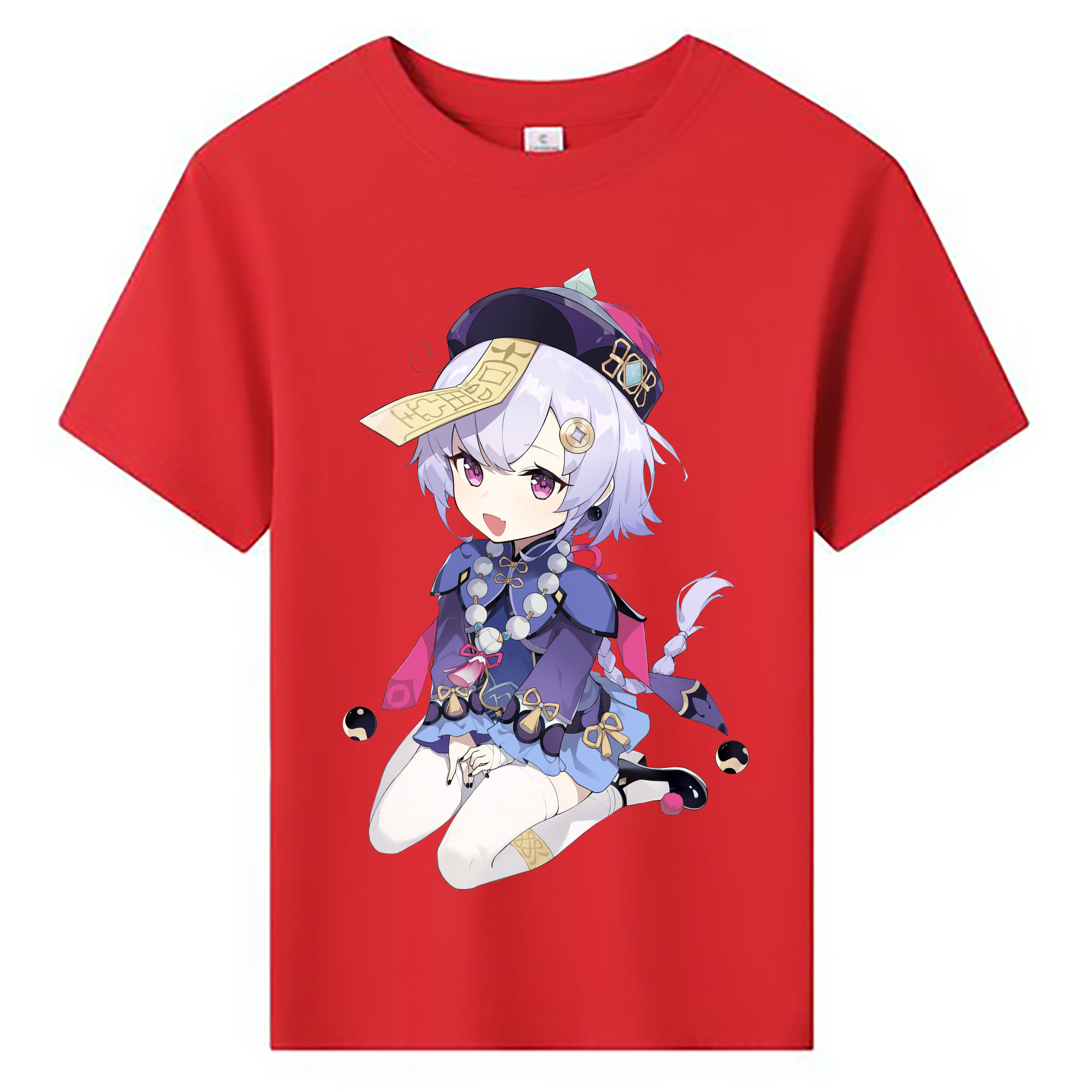 げんし神 七七 なな  genshin Nana 綿100％キッズTシャツ（フロントプリント）
