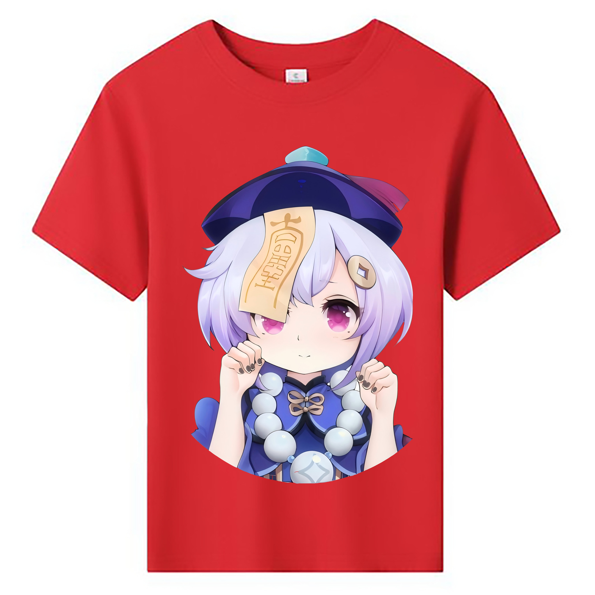 げんし神 七七 なな  genshin Nana 綿100％キッズTシャツ（フロントプリント）