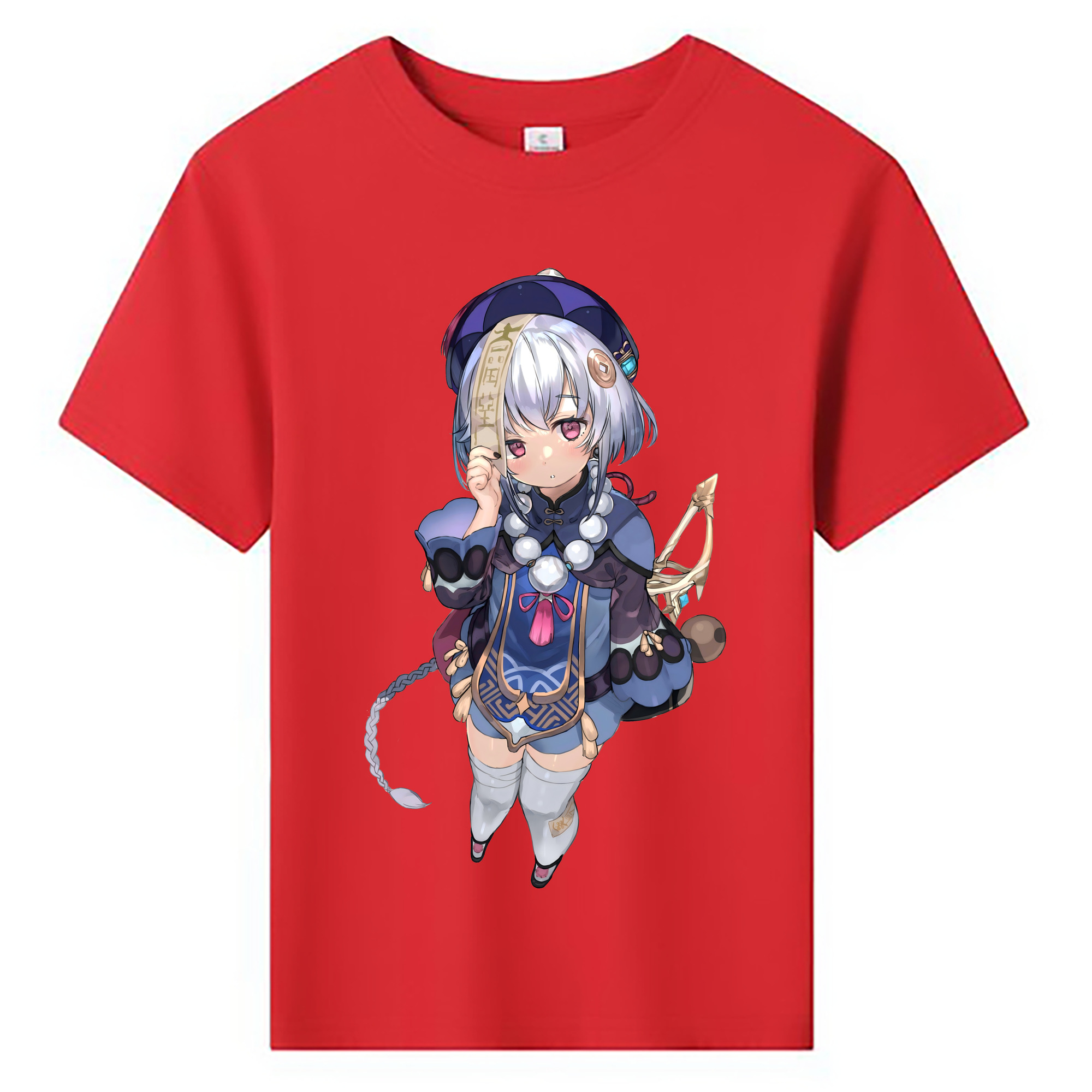 げんし神 七七 なな  genshin Nana 綿100％キッズTシャツ（フロントプリント）