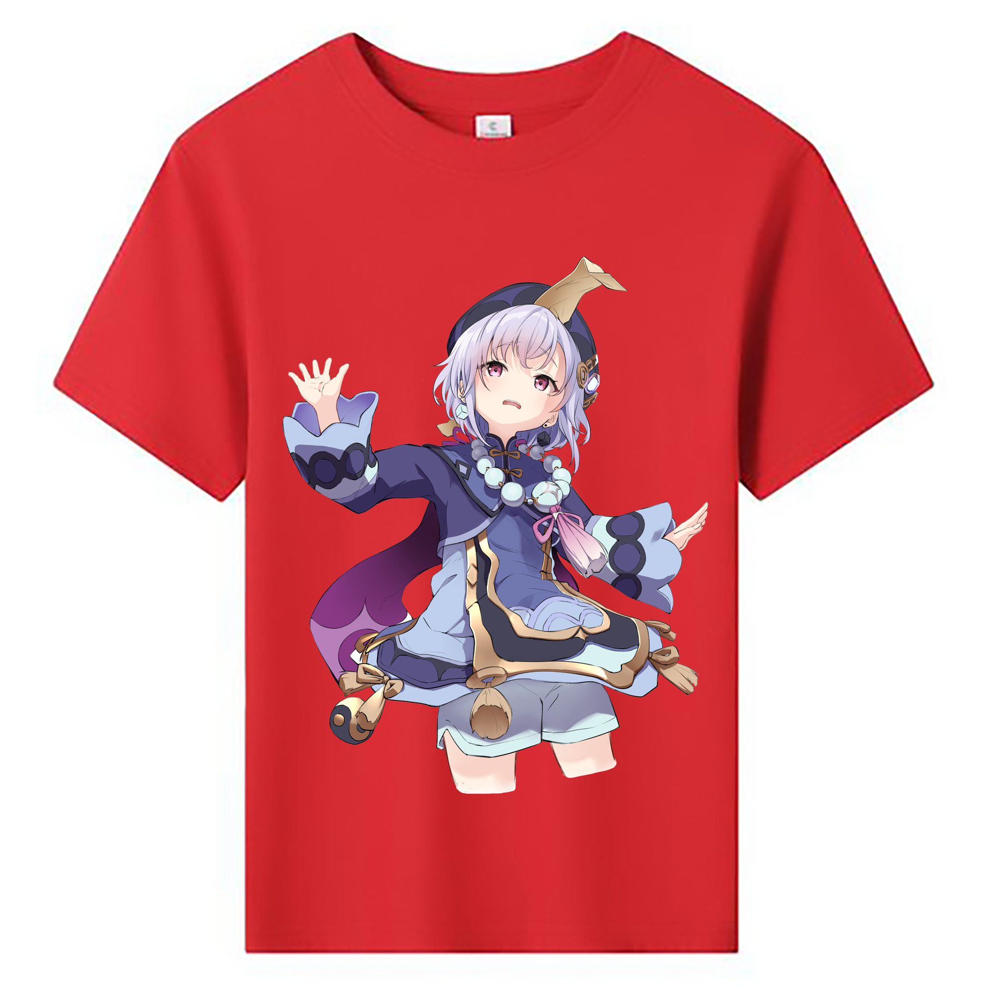 げんし神 七七 なな  genshin Nana 綿100％キッズTシャツ（フロントプリント）