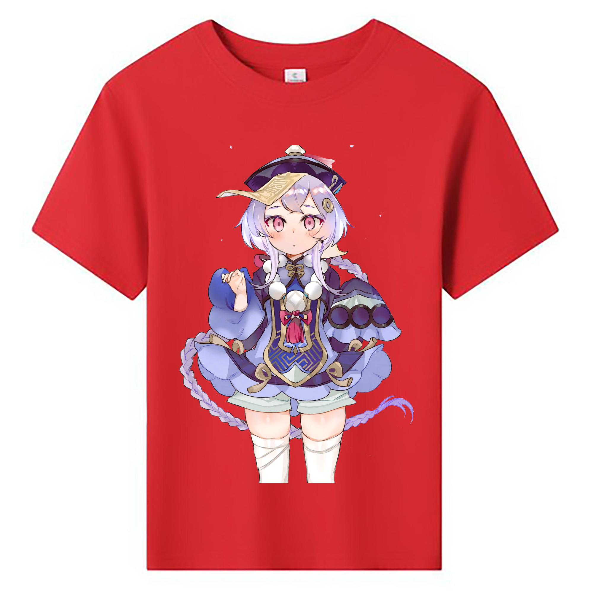 げんし神 七七 なな  genshin Nana 綿100％キッズTシャツ（フロントプリント）