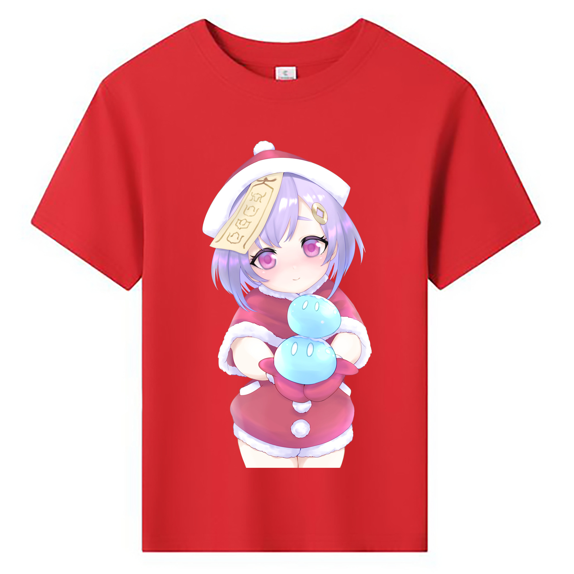 げんし神 七七 なな  genshin Nana 綿100％キッズTシャツ（フロントプリント）