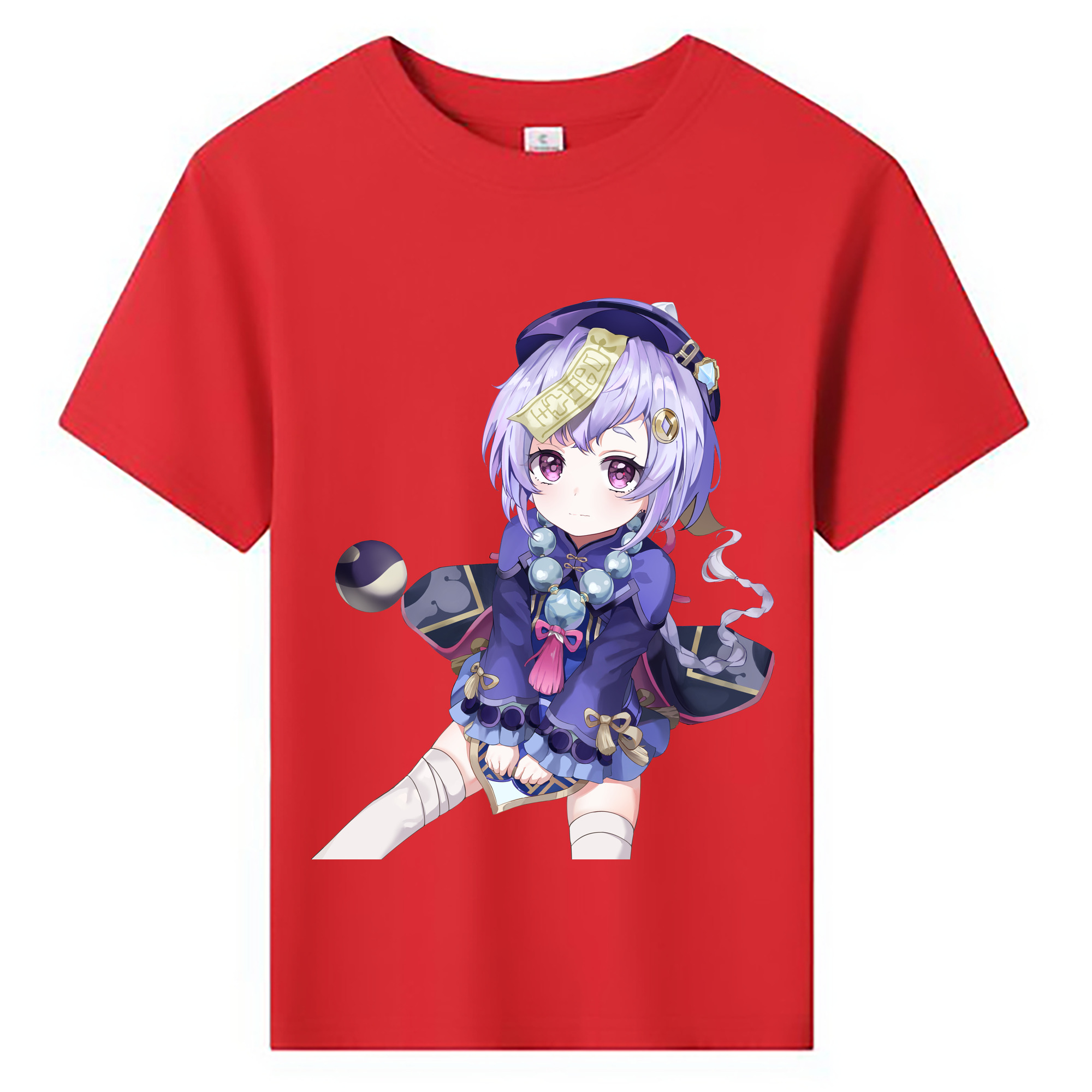 げんし神 七七 なな  genshin Nana 綿100％キッズTシャツ（フロントプリント）