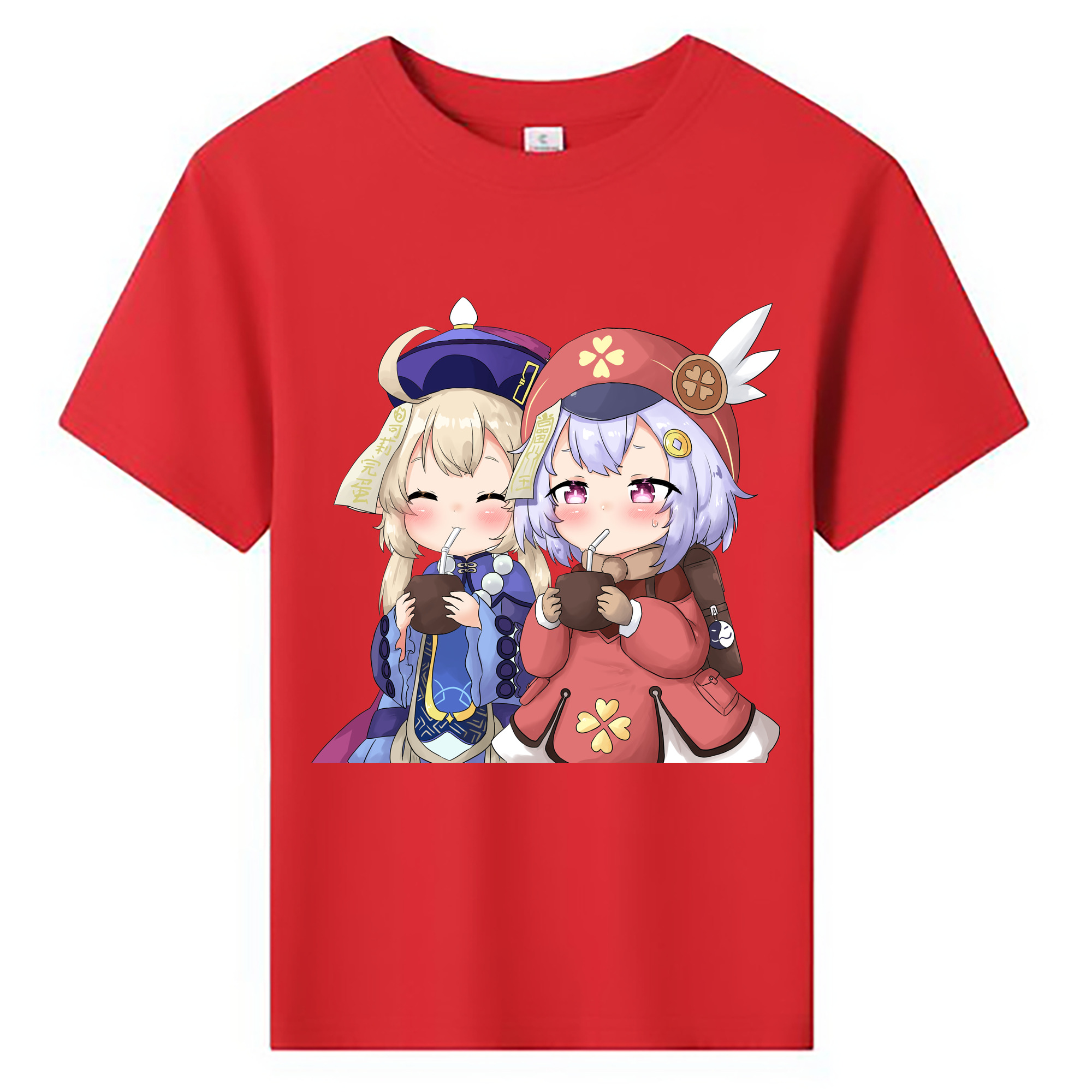 げんし神 七七 なな  genshin Nana 綿100％キッズTシャツ（フロントプリント）