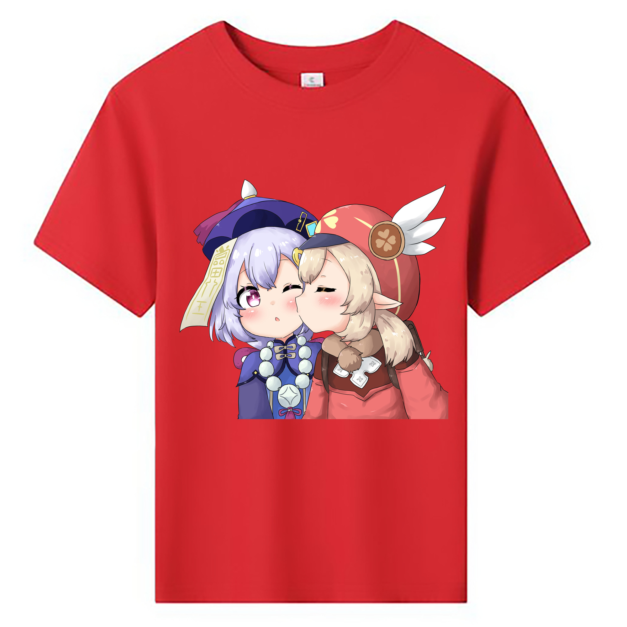 げんし神 七七 なな  genshin Nana 綿100％キッズTシャツ（フロントプリント）