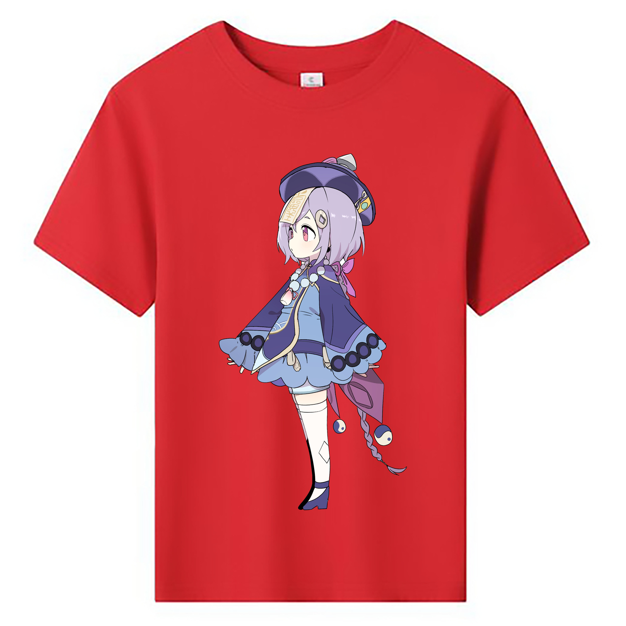 げんし神 七七 なな  genshin Nana 綿100％キッズTシャツ（フロントプリント）