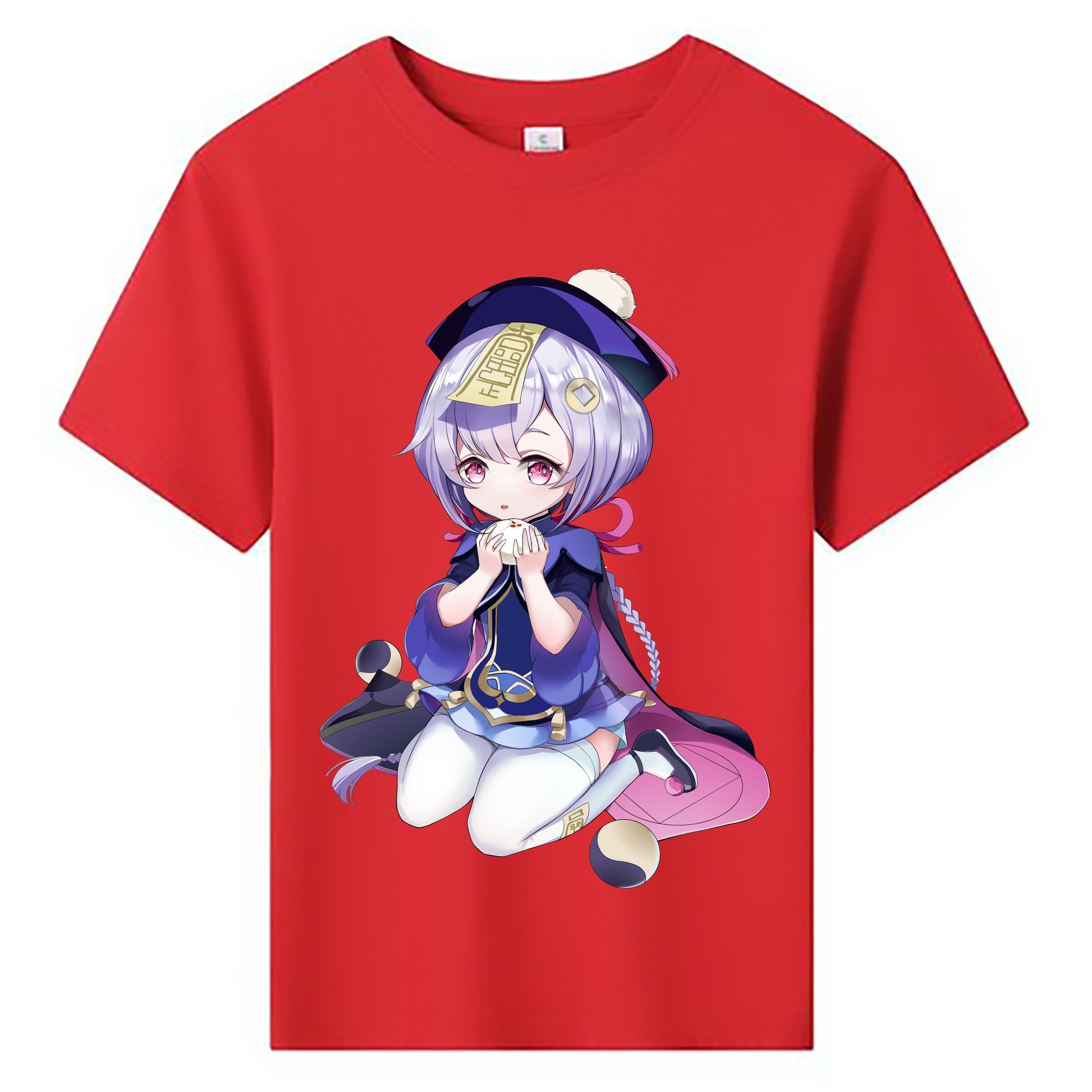 げんし神 七七 なな  genshin Nana 綿100％キッズTシャツ（フロントプリント）