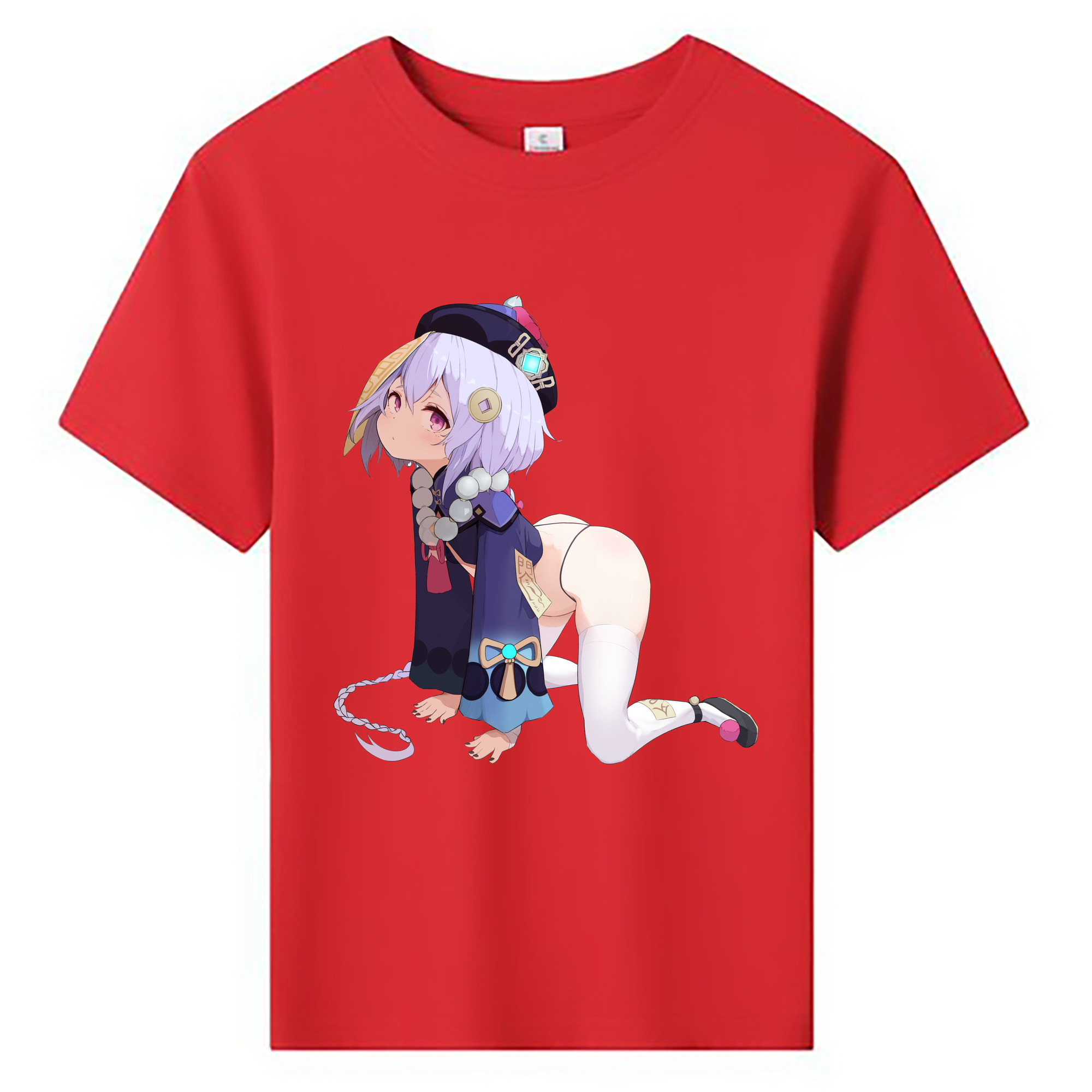 げんし神 七七 なな  genshin Nana 綿100％キッズTシャツ（フロントプリント）